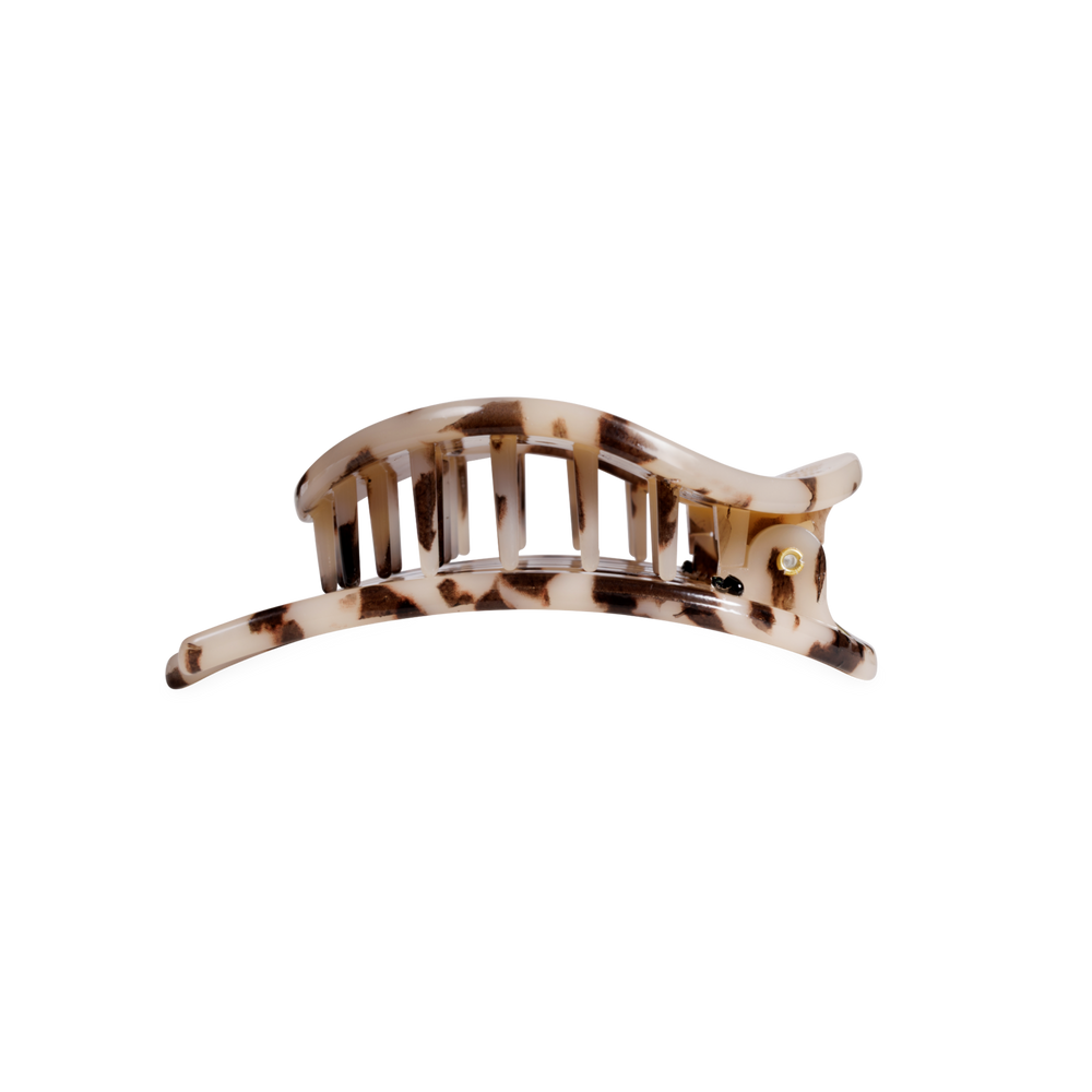 Blonde Tortoise Medium Flat Circle Hair Clip