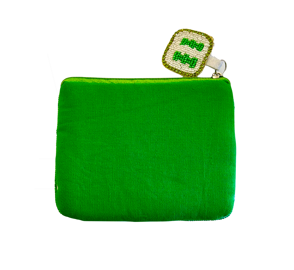 Mahjong Fund Beaded Coin Purse