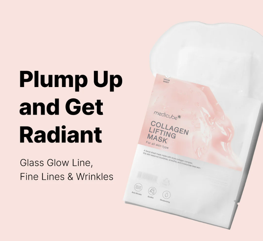 Collagen lifting mask packaging 