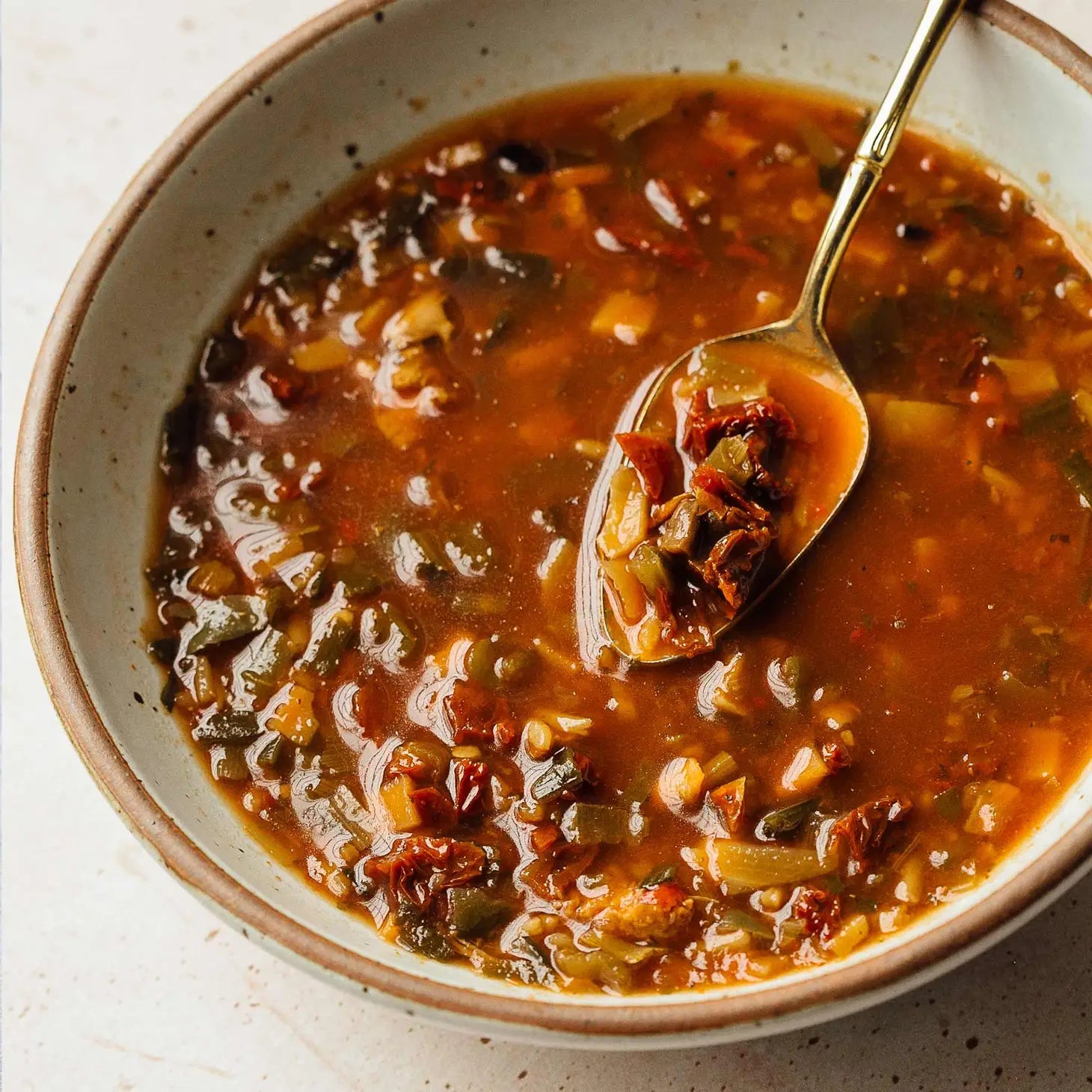 Sun-Dried Tomato Vegetable Soup