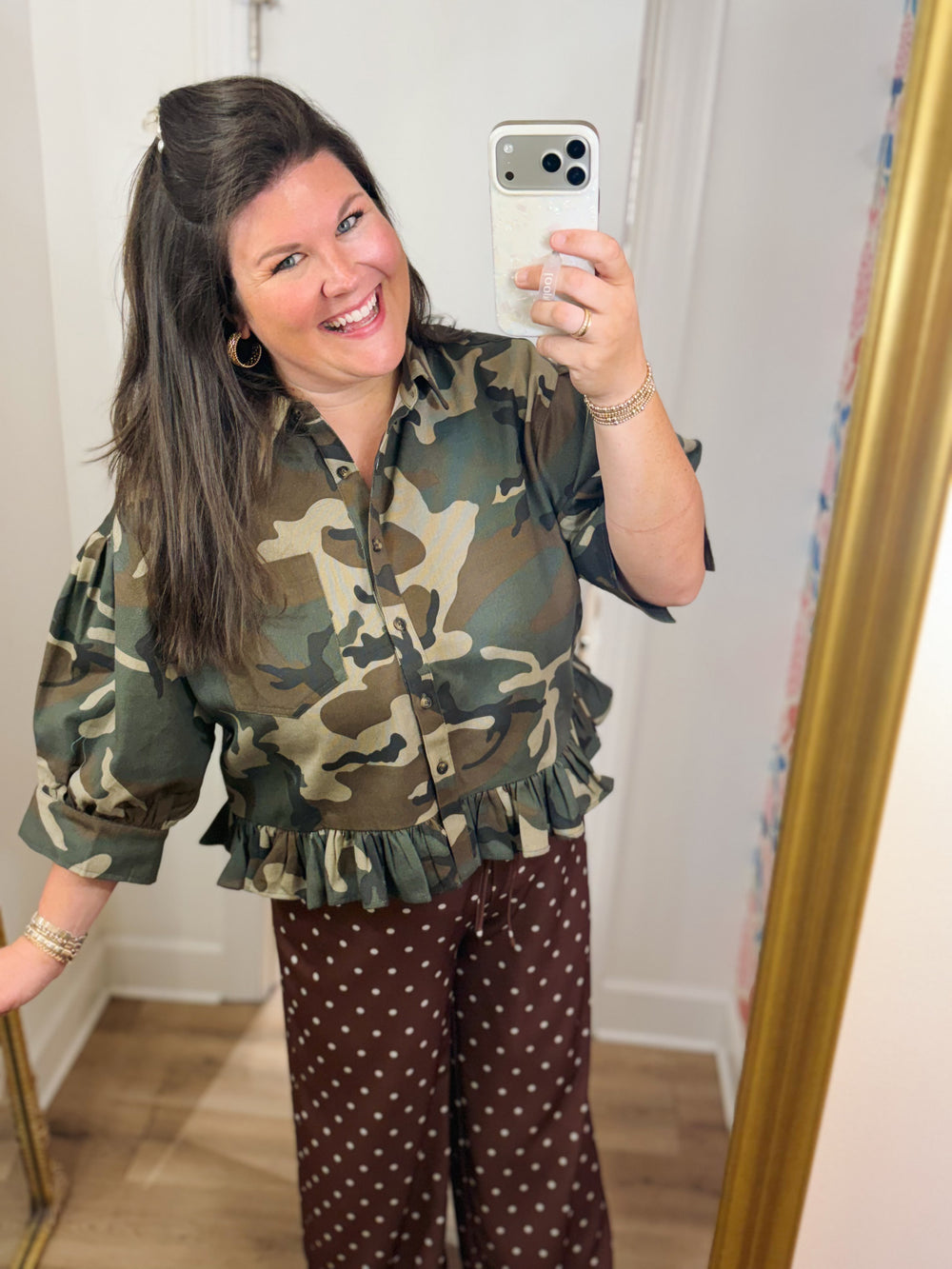 The Madison Ruffle Hem Top (S-XL)