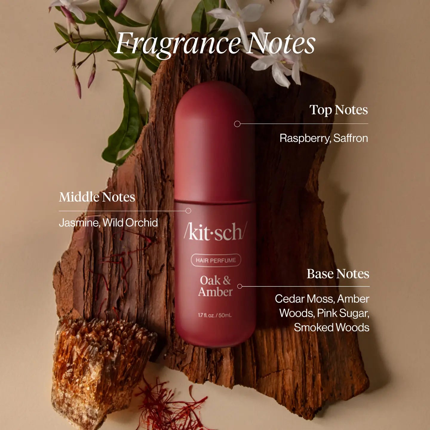 Oak & Amber Hair Perfume By Kitsch