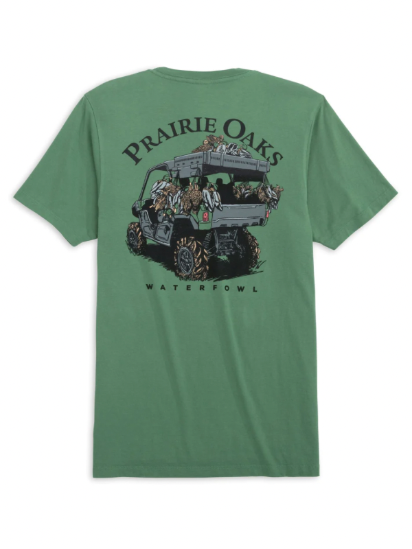 Green Ducked Out ATV Tee by Prairie Oaks Waterfowl