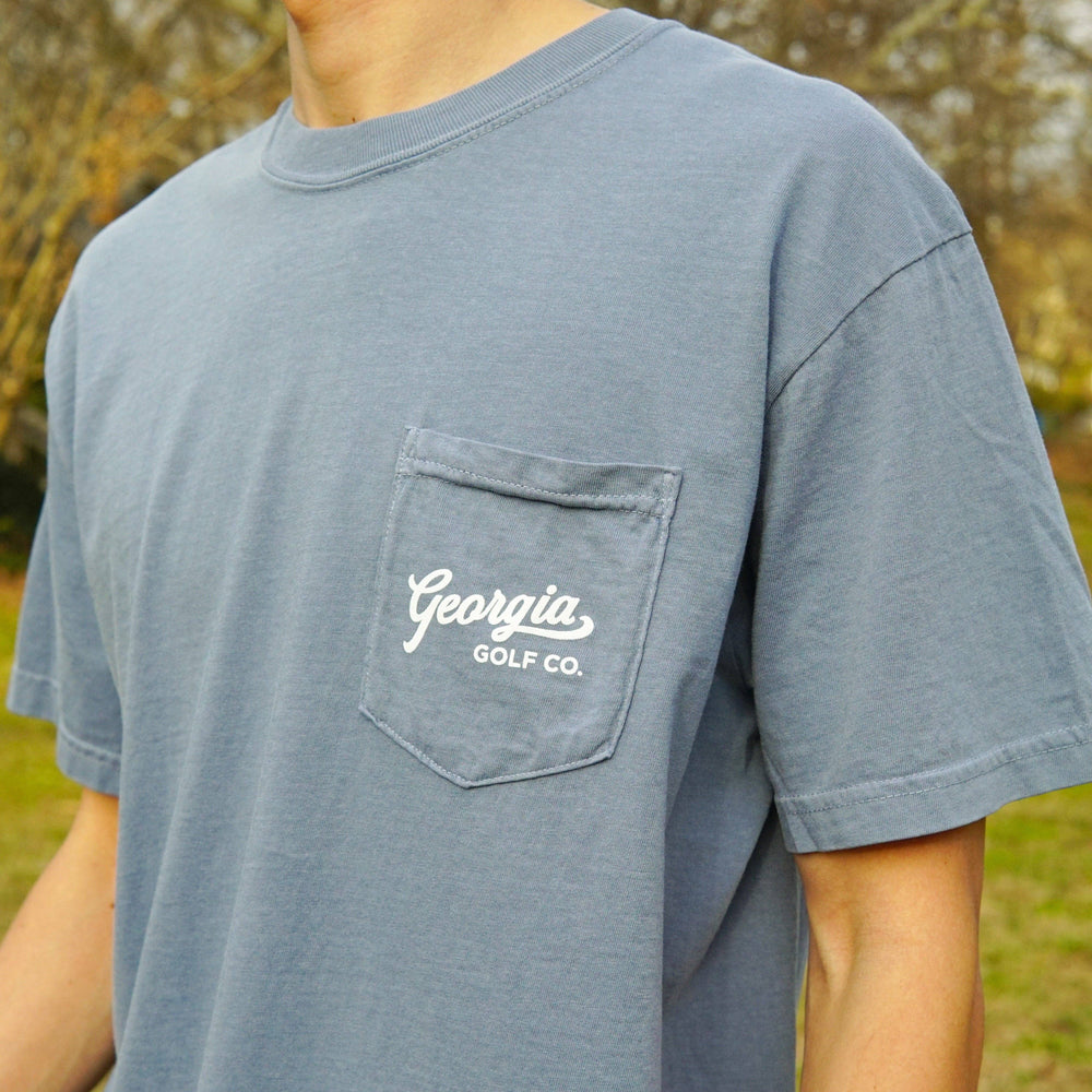 Georgia Southern Stadium Tee in Blue