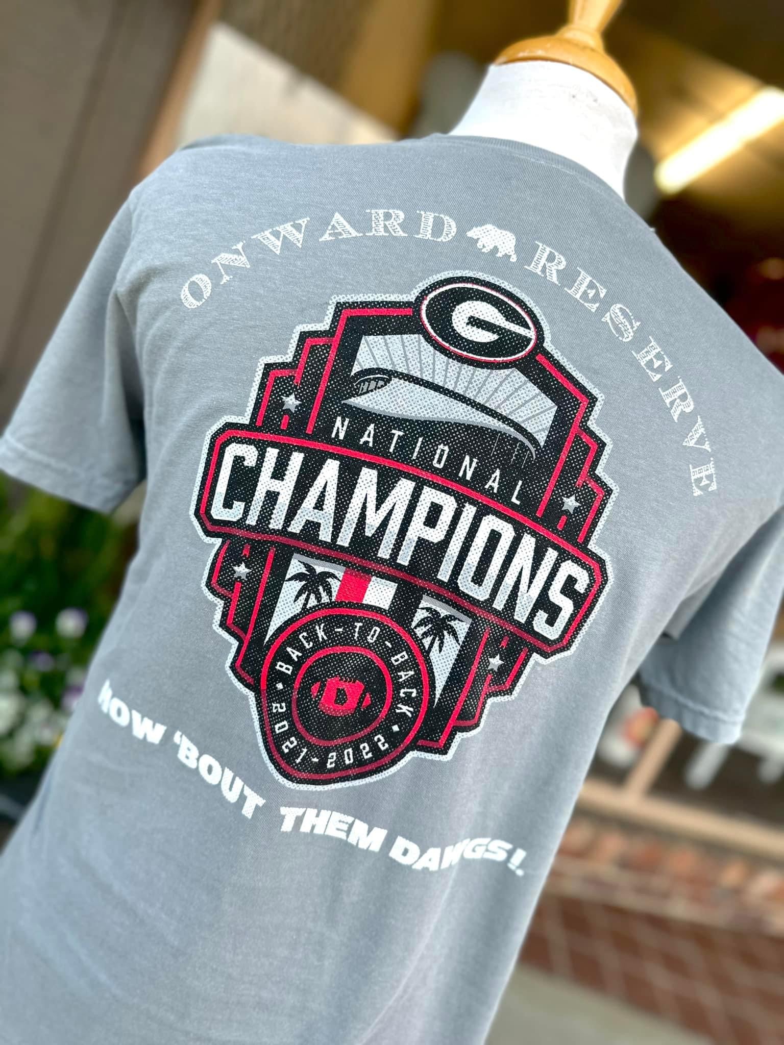 Back To Back National Champions Tee by Onward Reserve