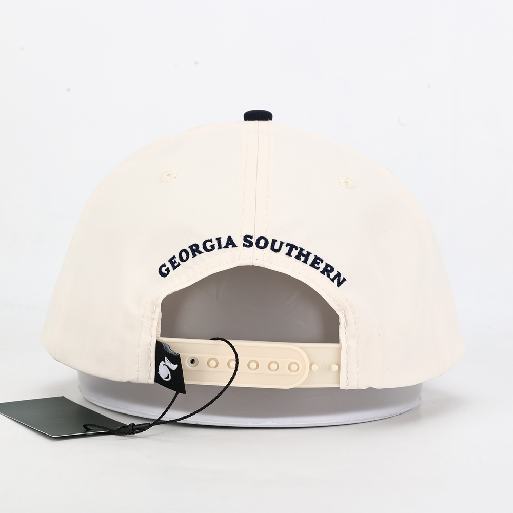 Georgia Southern Golf Logo Hat in Blue and Cream