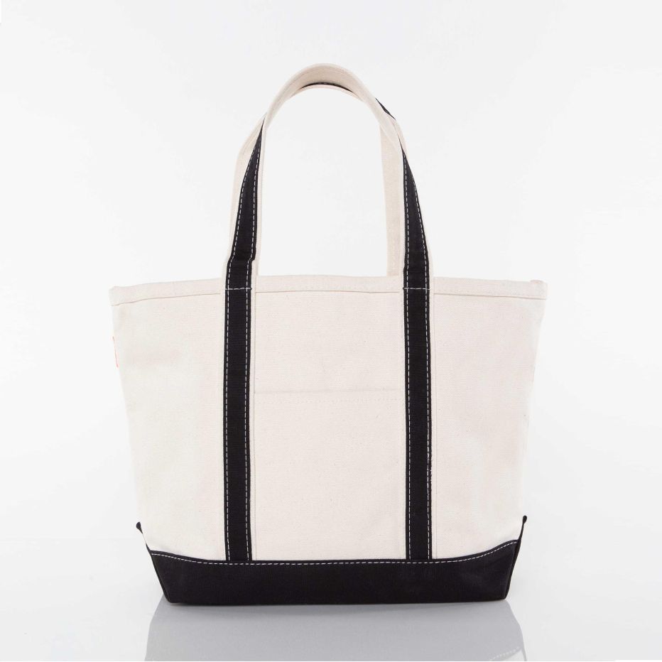 Medium Classic Canvas Tote in Black