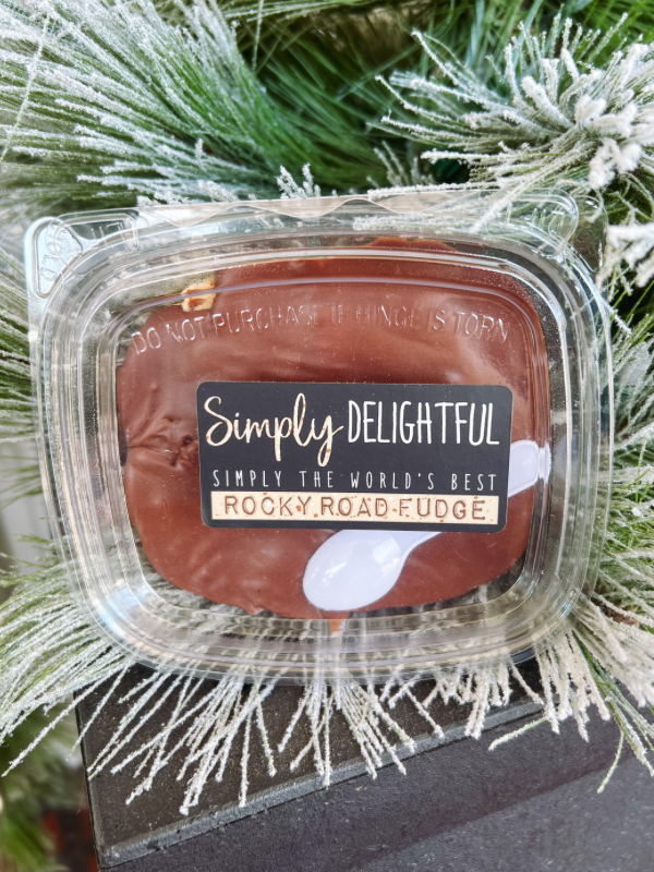 Simply Delightful Rocky Road Fudge