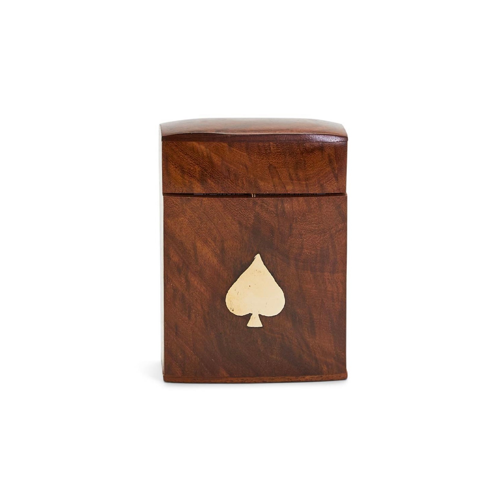 Wood Crafted Playing Card Set in Wooden Box