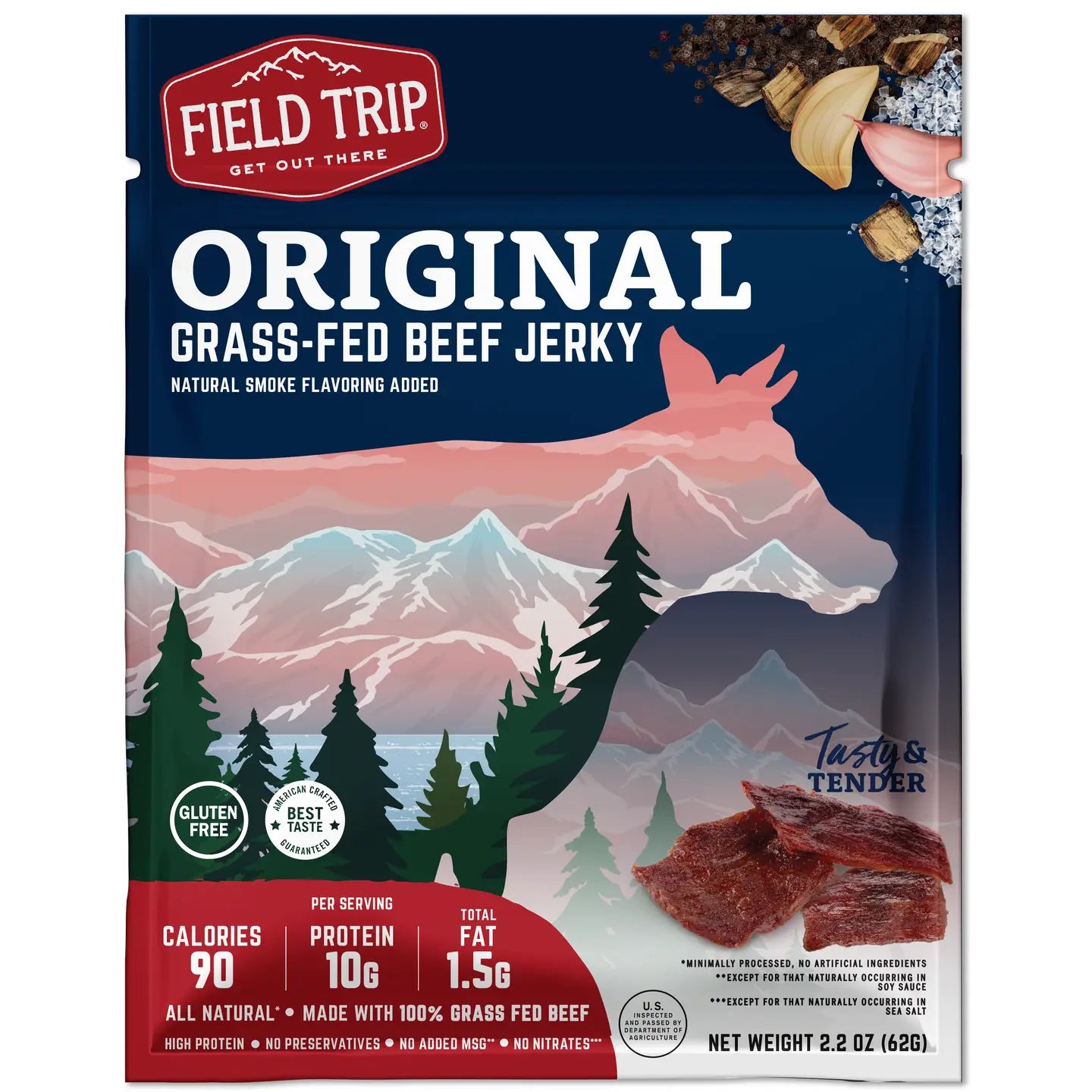 Original Grass Fed Beef Jerky (2.2oz)