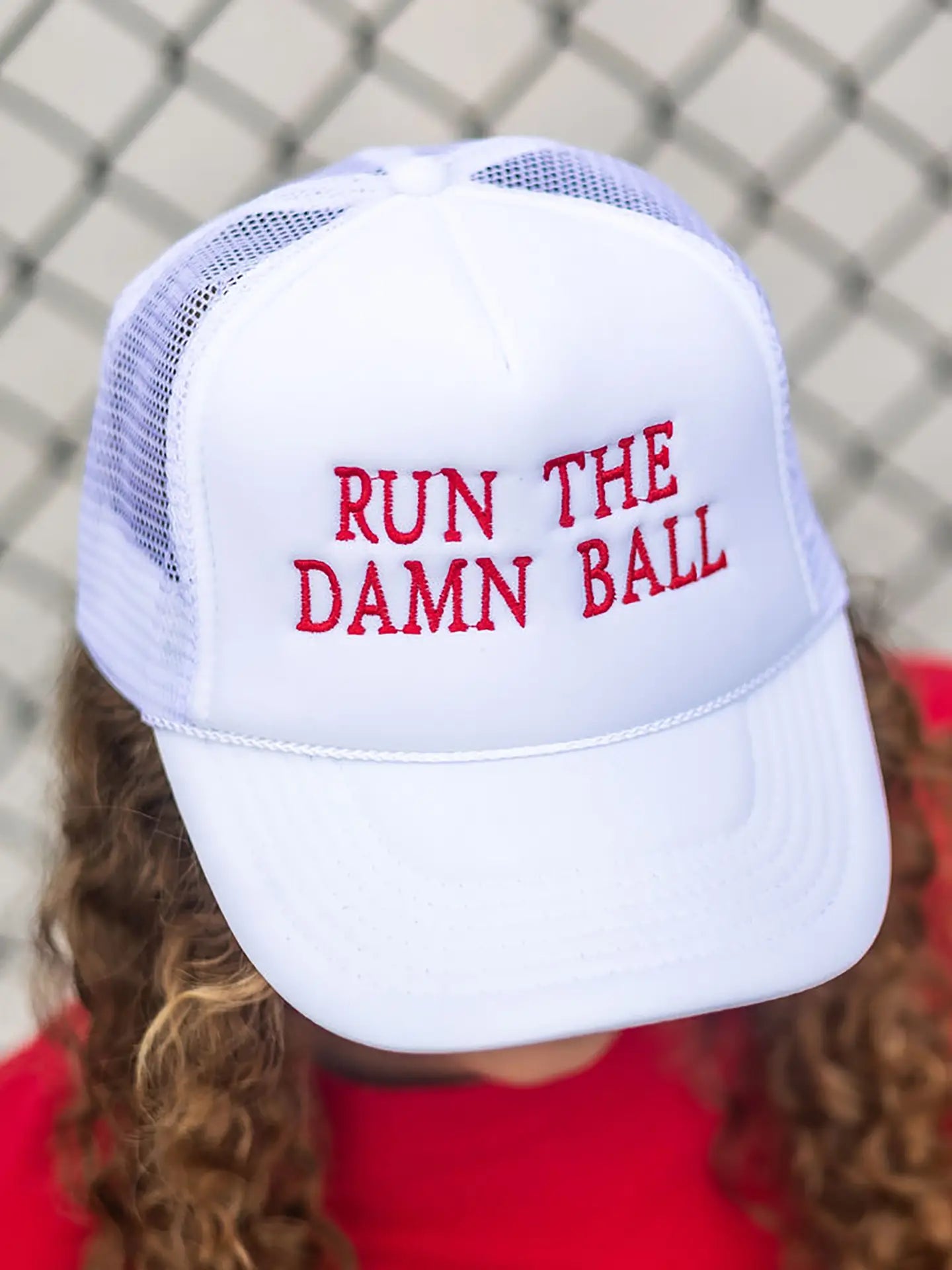 Run The Damn Ball Foam Trucker Hat