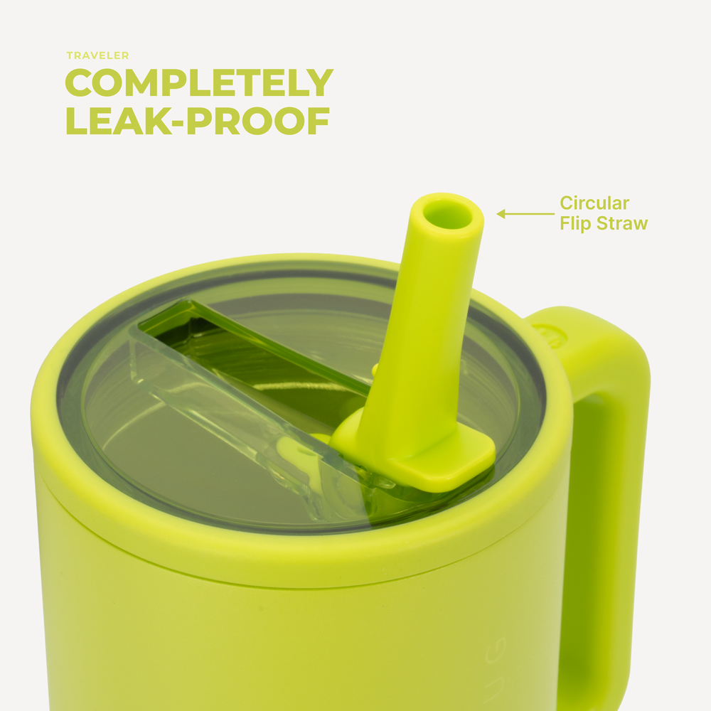 Lemon Lime 40oz Traveler by Hydrojug
