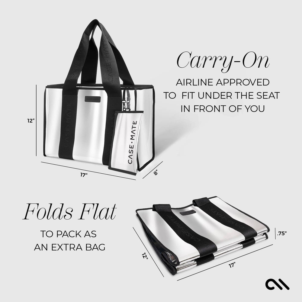 Silver Chrome Jelly Tote Bag By Case-Mate