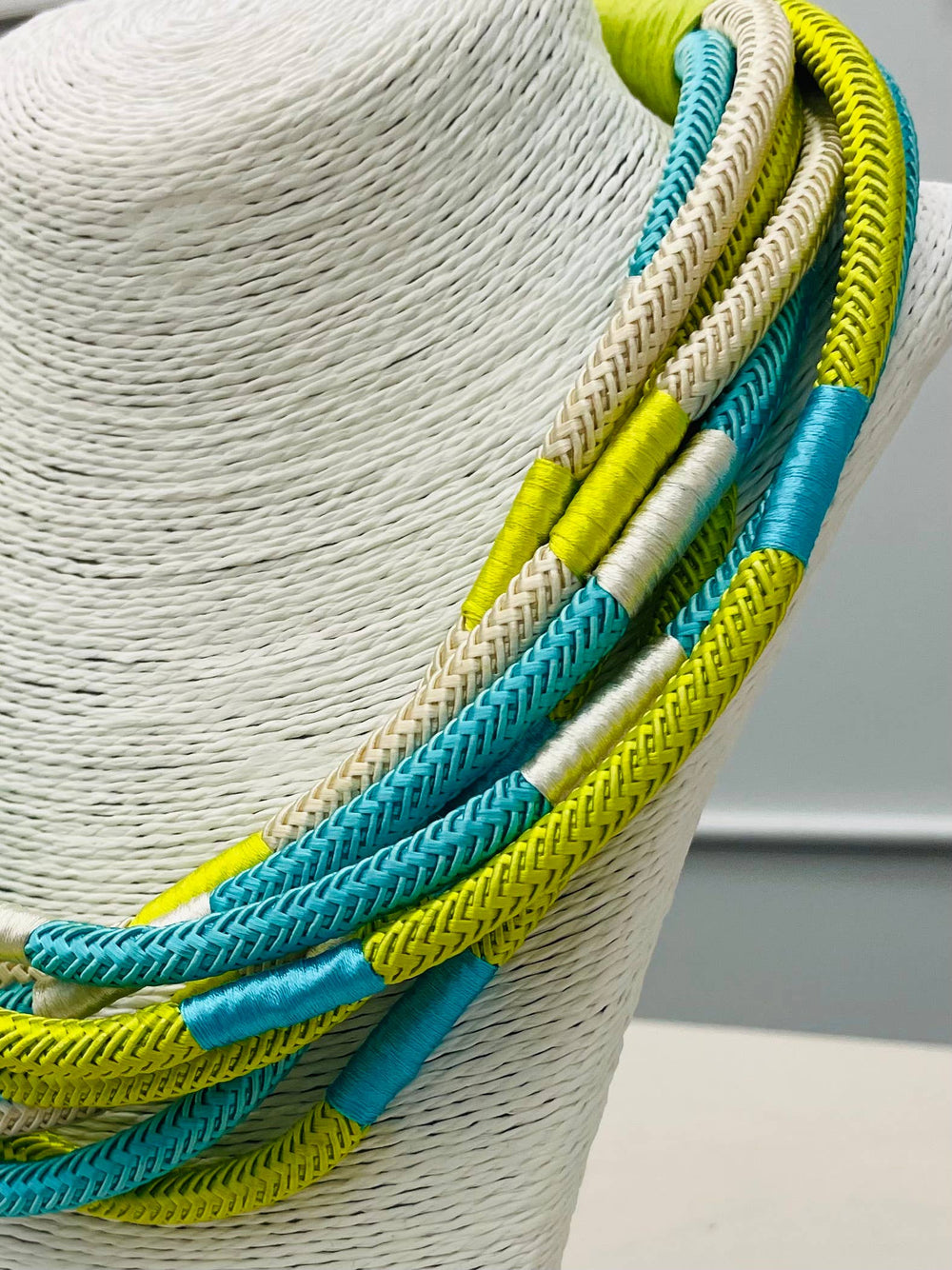 Citrus & Turquoise Meg Slub Necklace