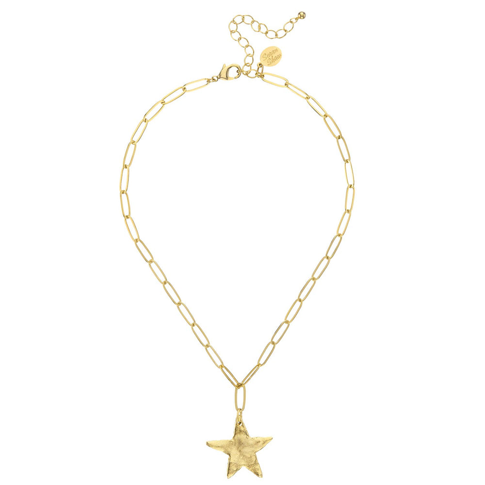 Star Paperclip Necklace by Susan Shaw