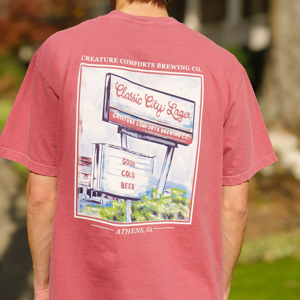 Creature Comforts Marquee Tee in Red