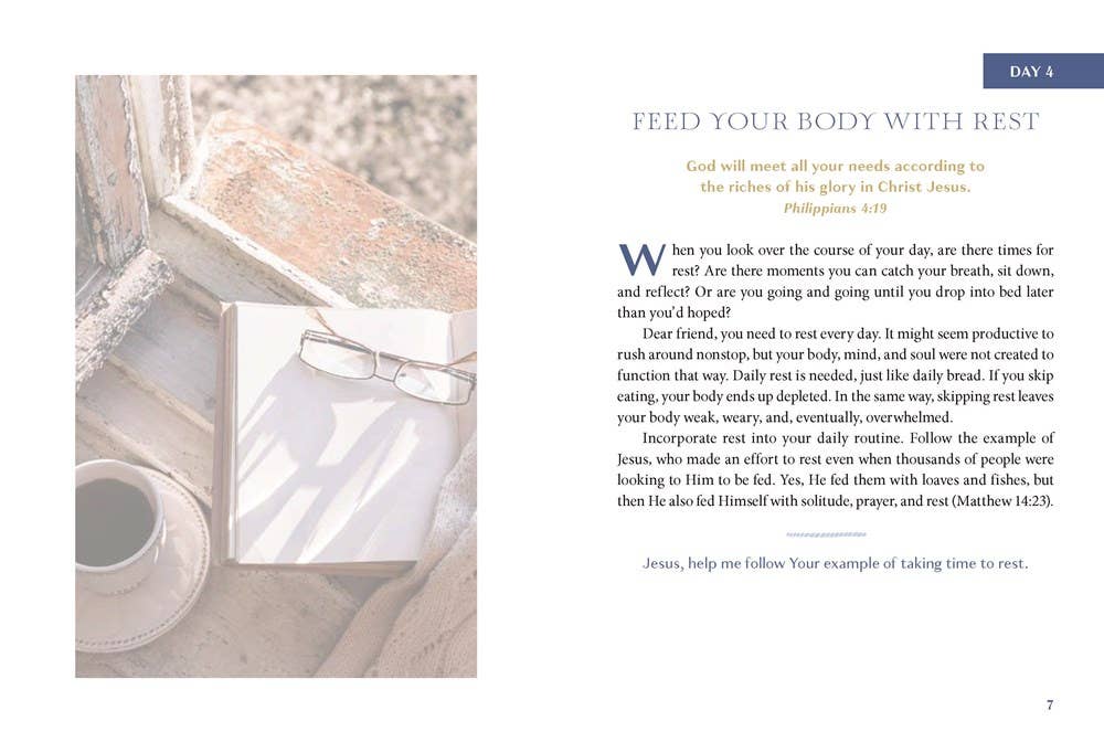 The Stress Less Devotional : 100 Days to Embrace Rest and Re