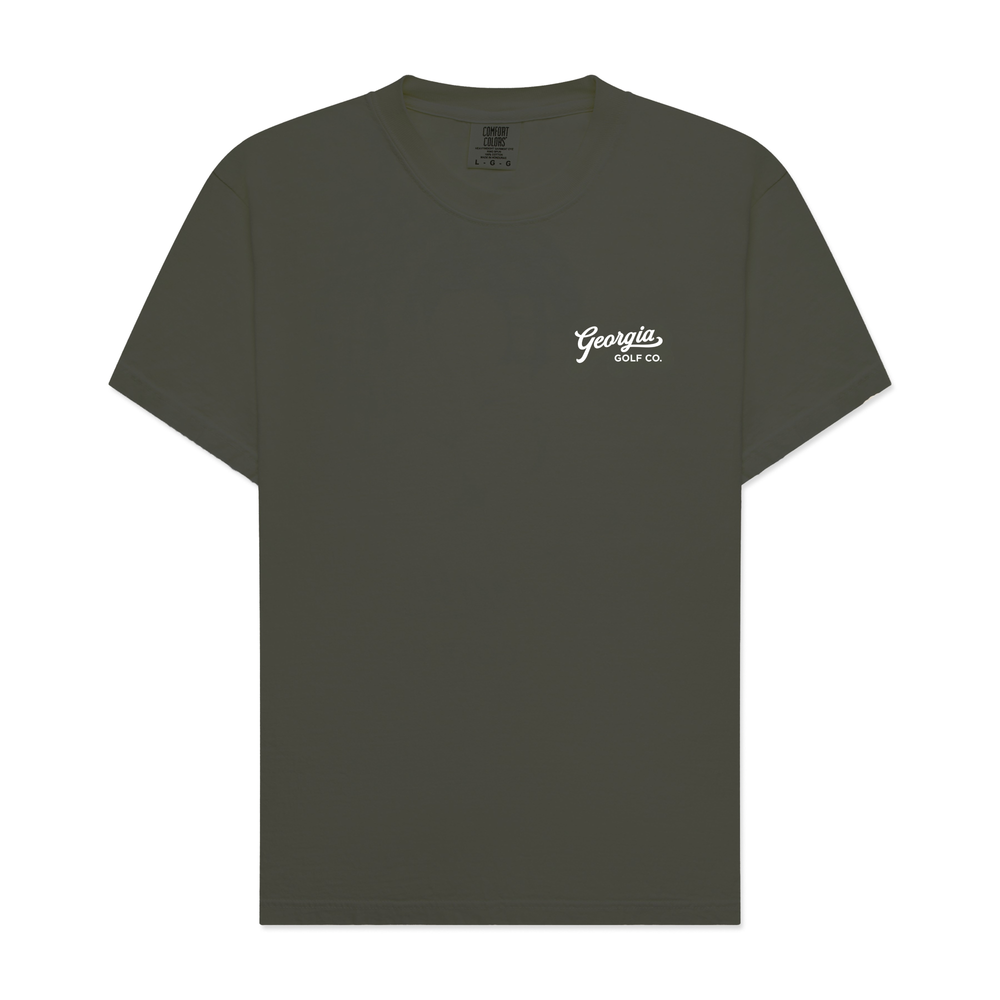 Pickup Truck Tee in Green By Georgia Golf Company