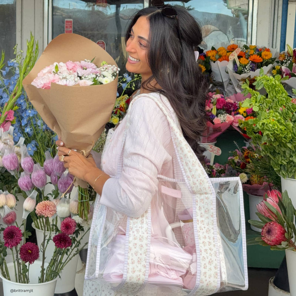 Quilted Ditsy Floral Jelly Tote Bag by Case-Mate