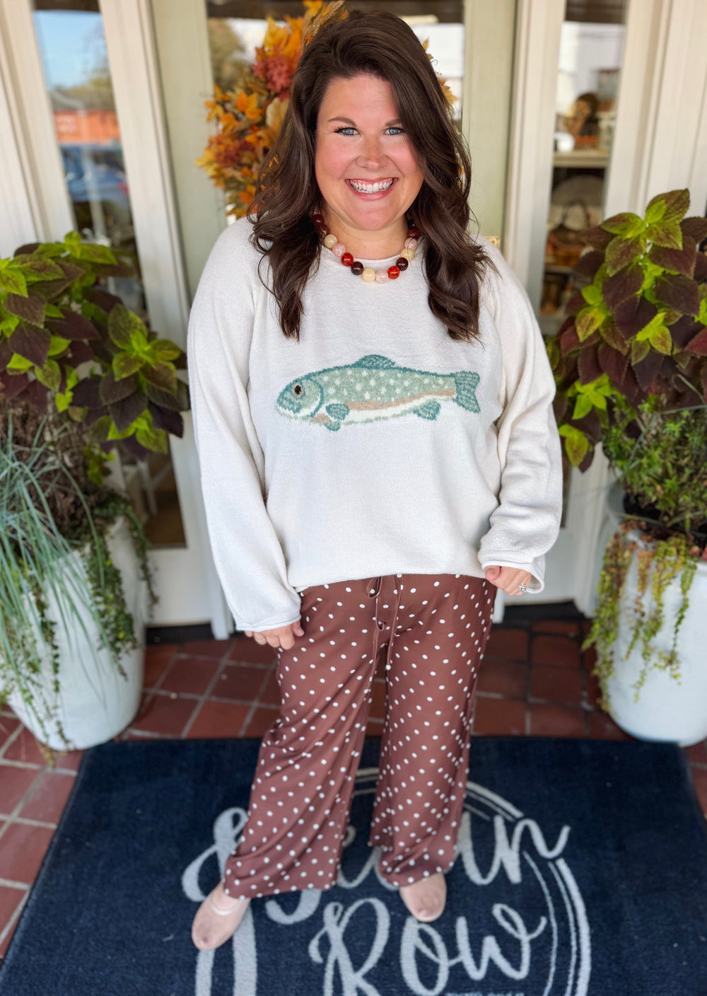 The Daniella Polka Dot Pants (1X-3X)