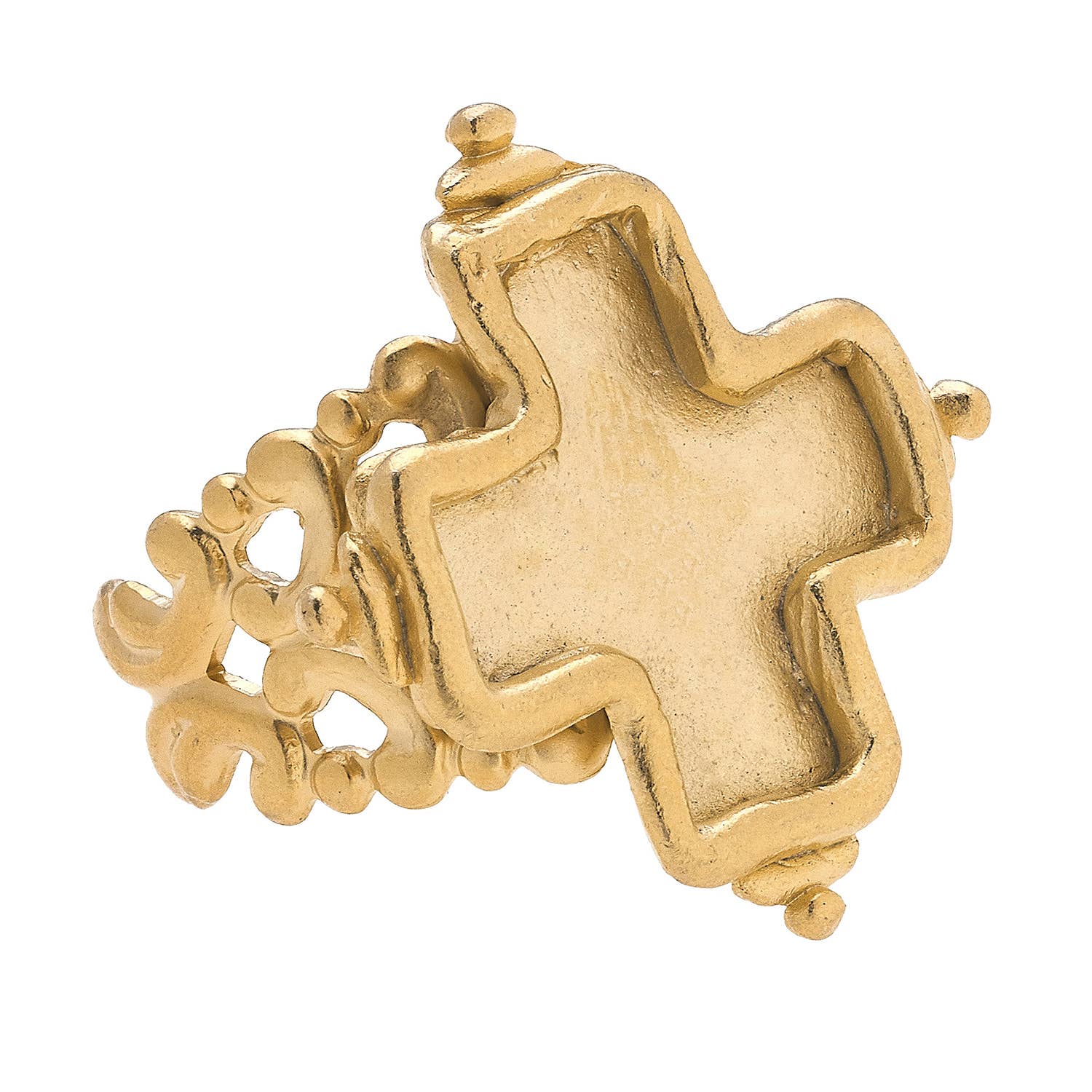 Adjustable Cross Ring by Susan Shaw