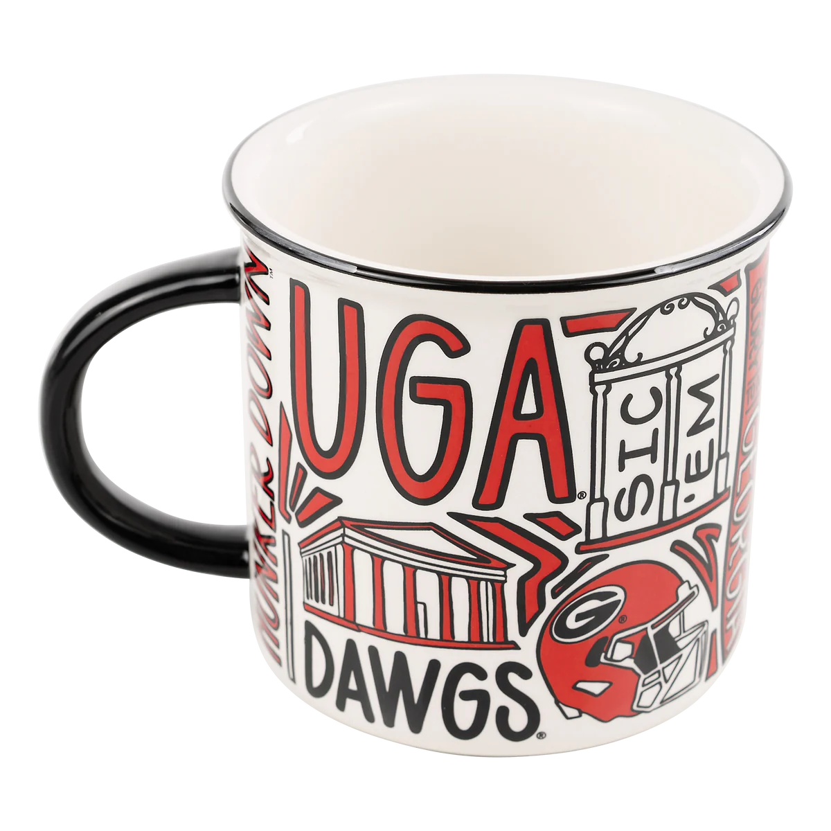 UGA Collage Campfire Mug