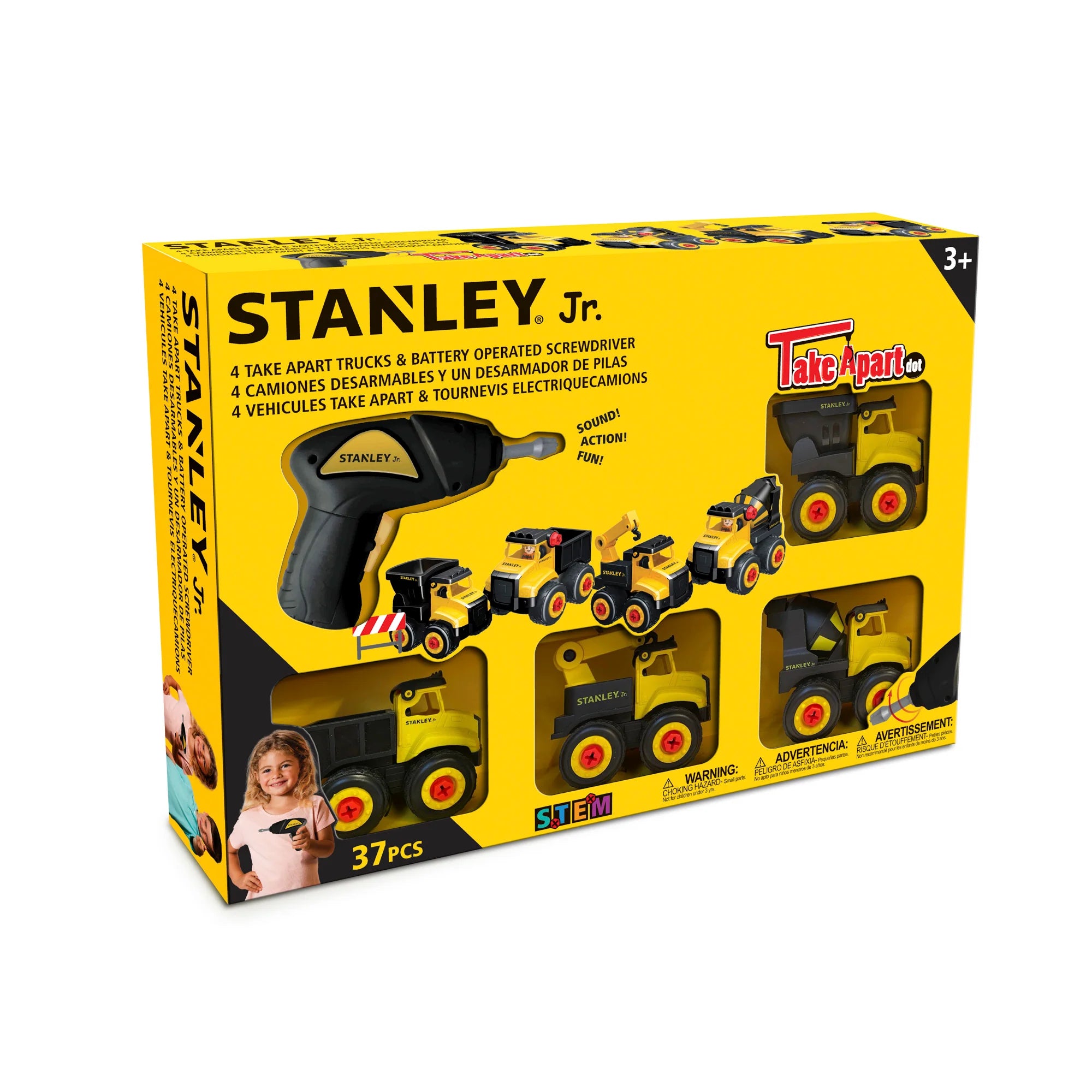 Take Apart Dot Truck Set by Stanley Jr.