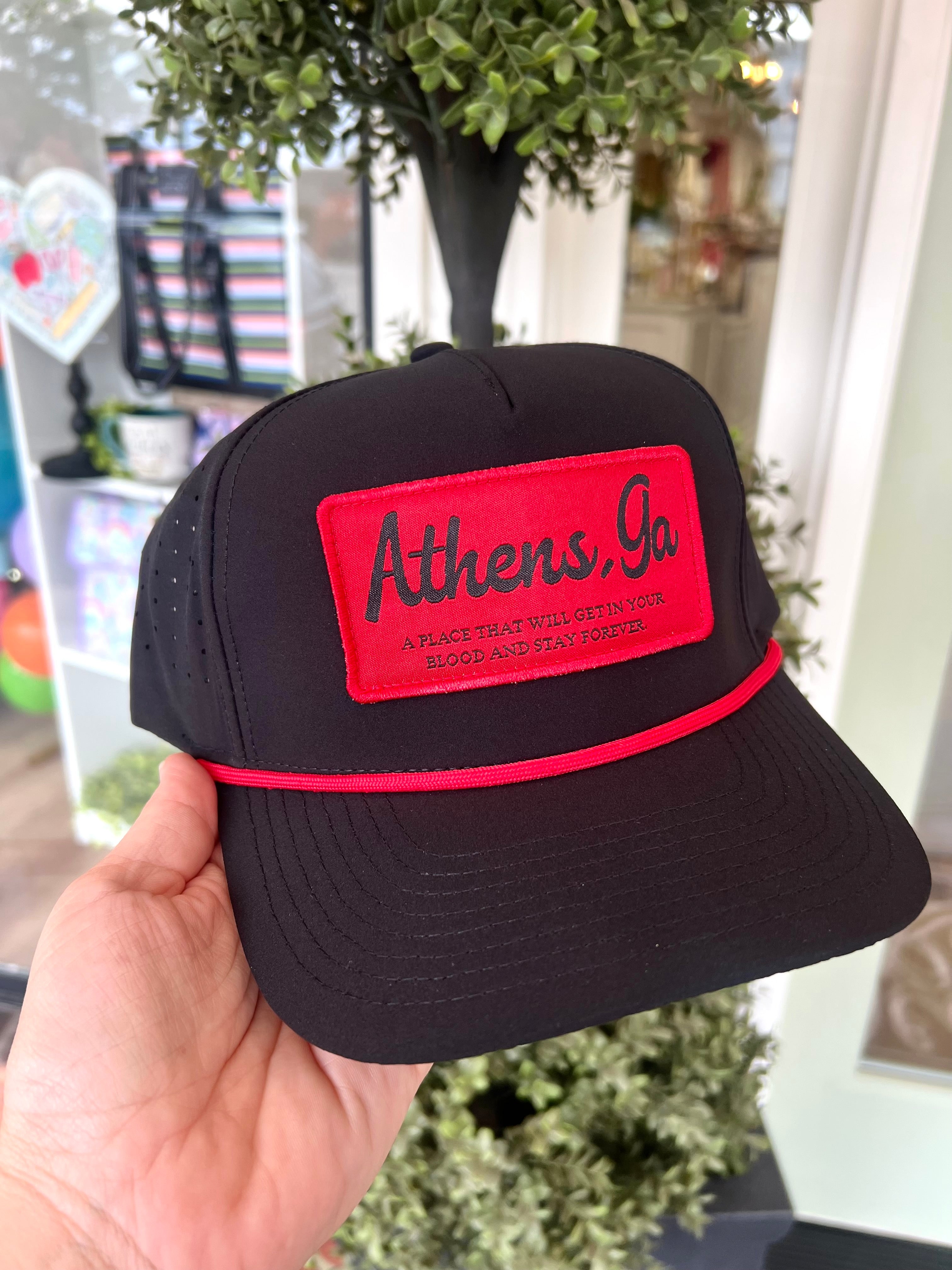 Athens, GA Rope Hat with Patch