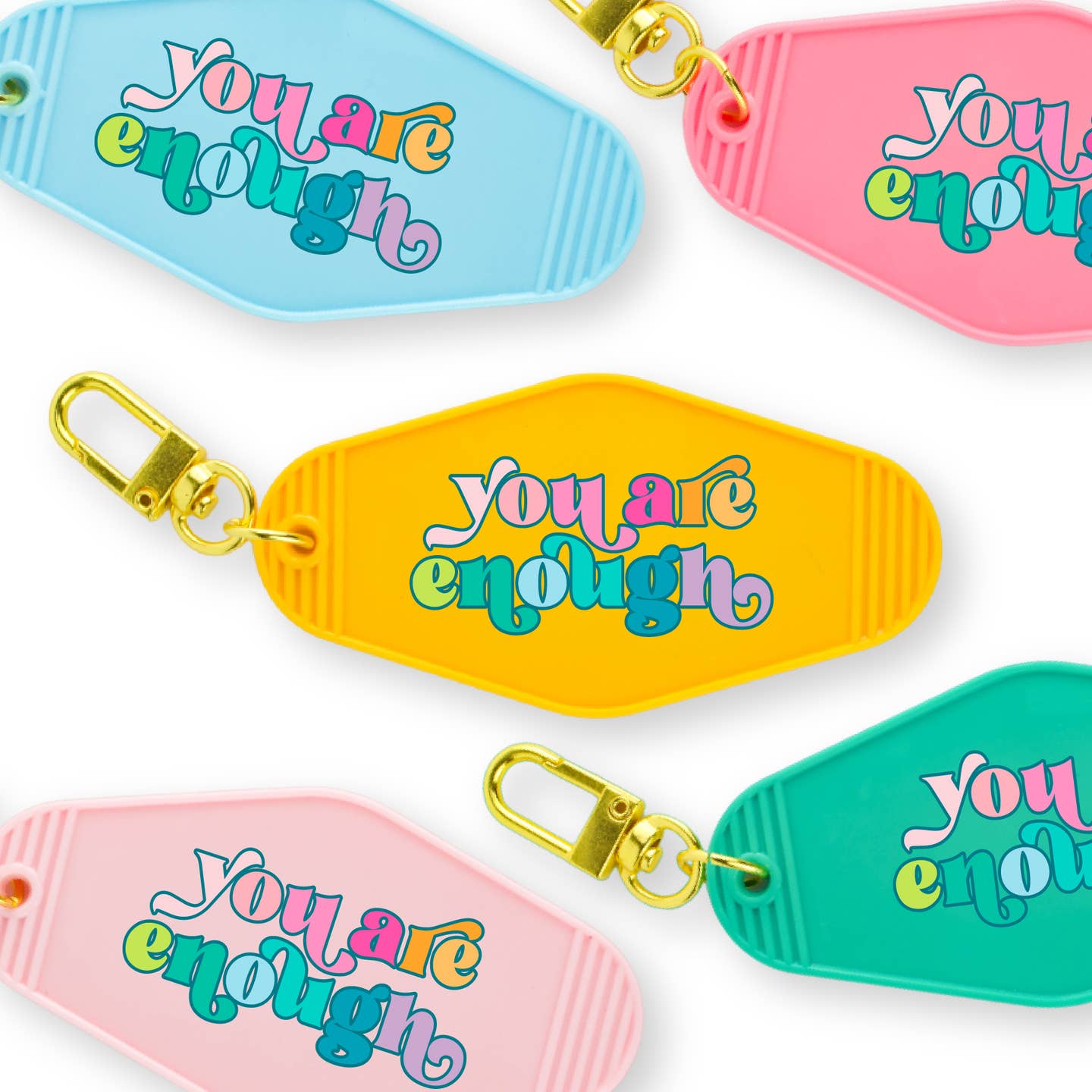 You Are Enough Motel Keychain