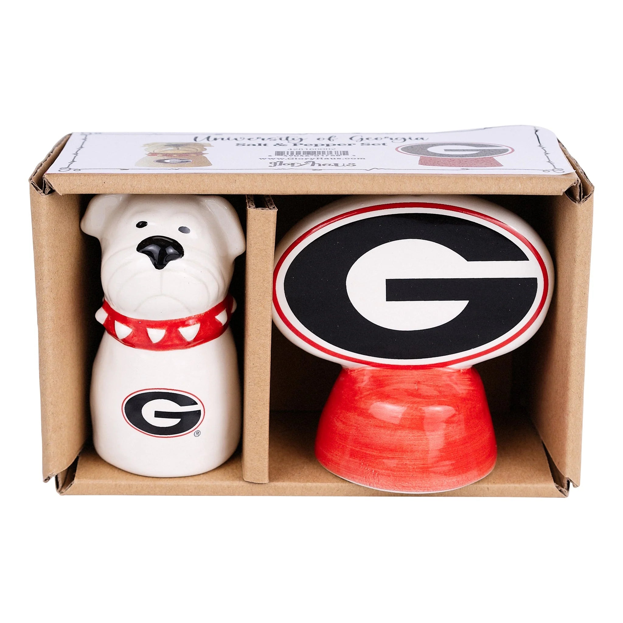 University of Georgia Salt & Pepper Set