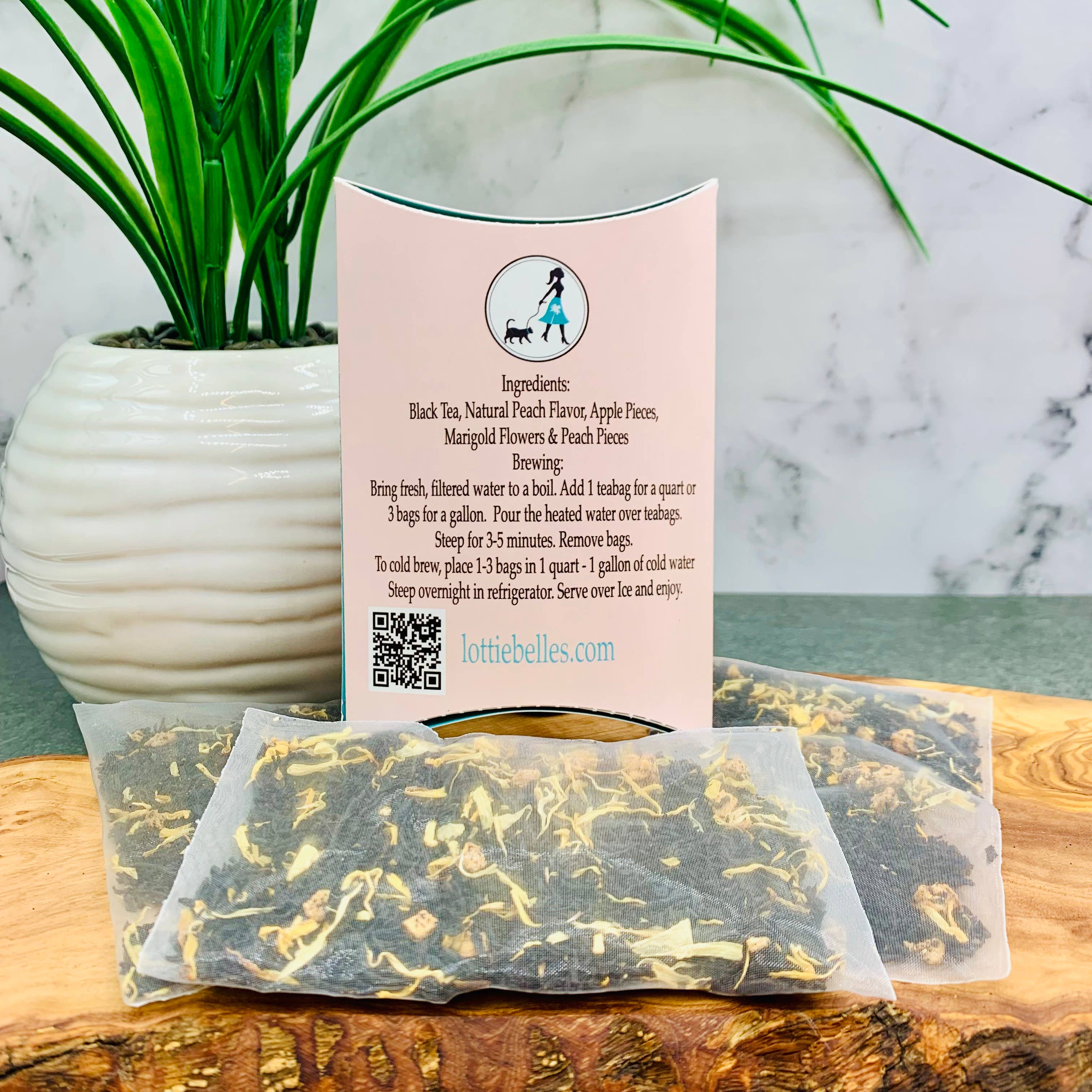 Lottiebelle's Sweet Peach Iced Tea