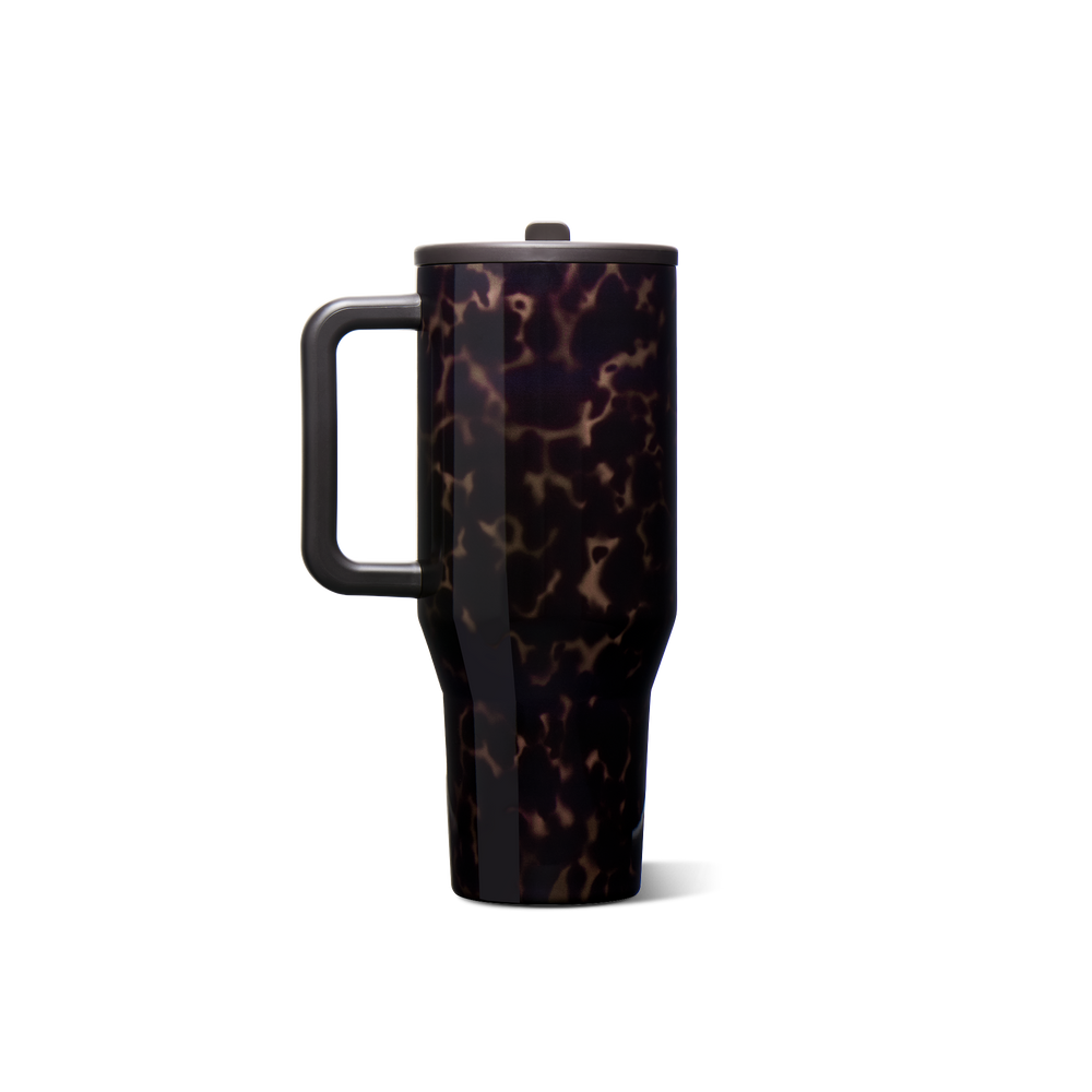 Mocha Tortoise 32oz Traveler Tumbler by Hydrojug