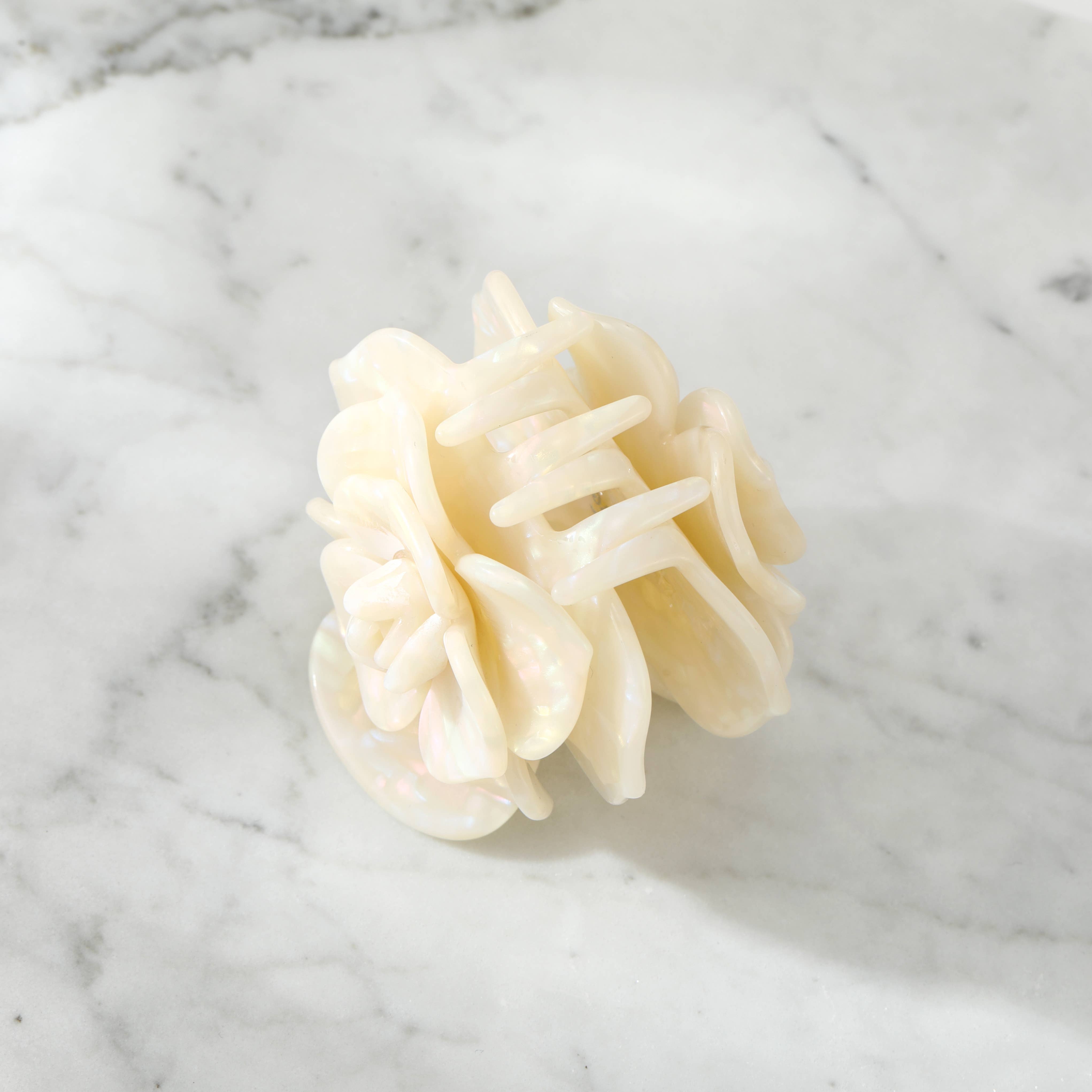 Eco-Friendly Pearl Flower Hair Clip