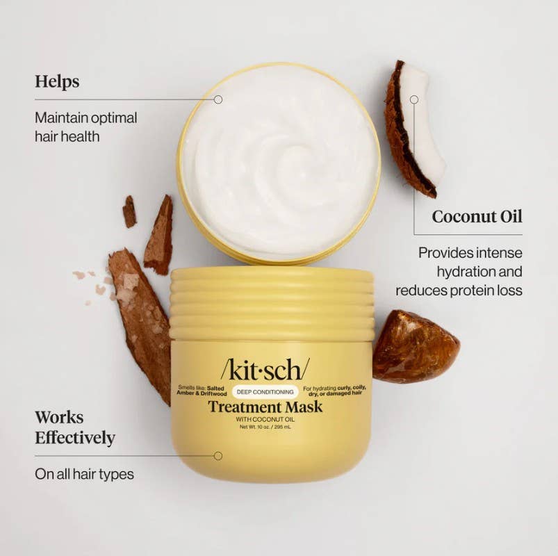 Moisturizing Coconut Oil Deep Conditioning Treatment Mask by Kitsch