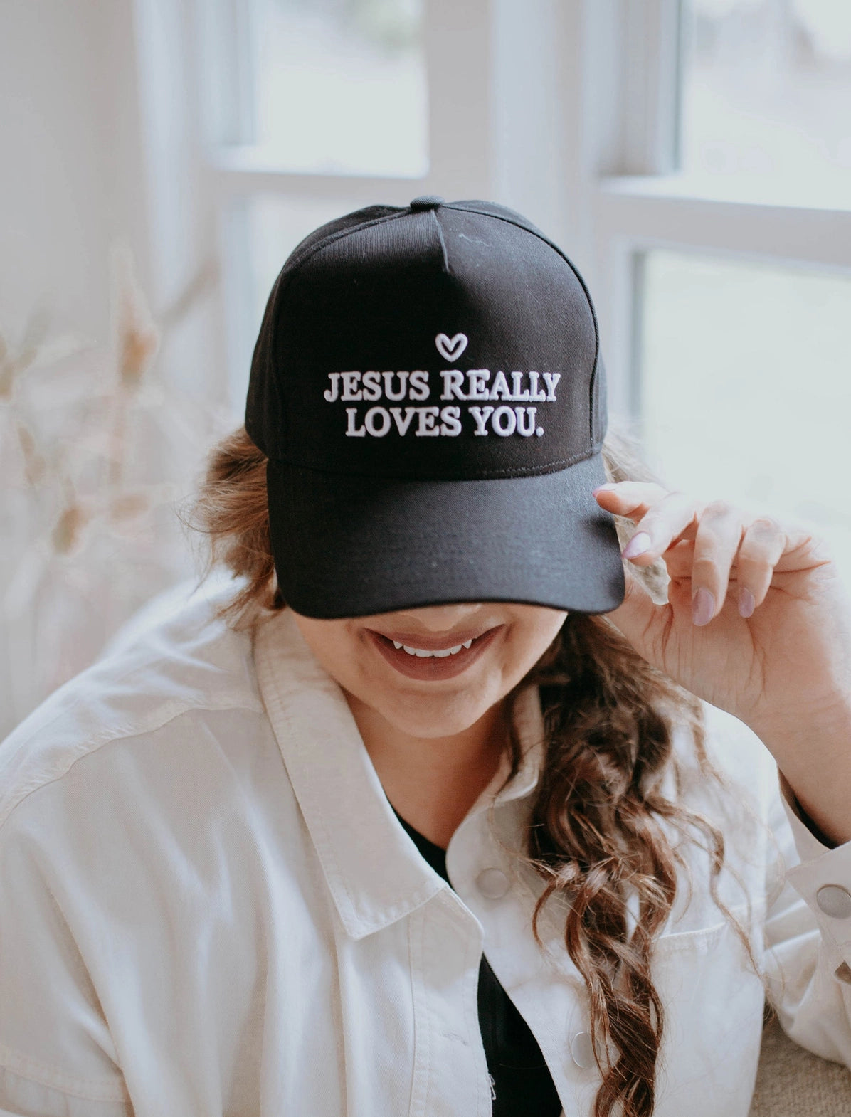 Jesus Really Loves You Hat