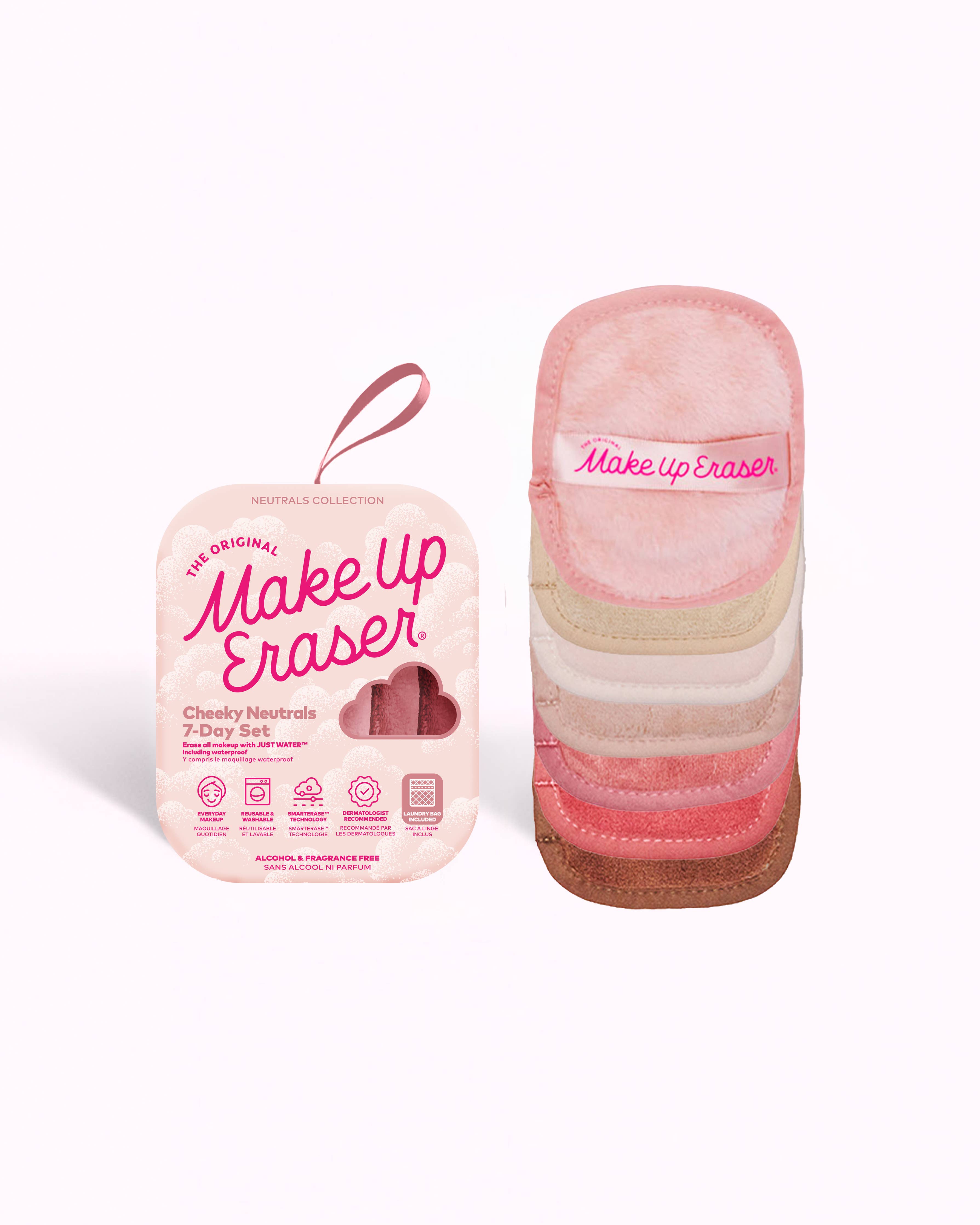 Sweet Cheeks Neutral 7-Day MakeUp Eraser Set