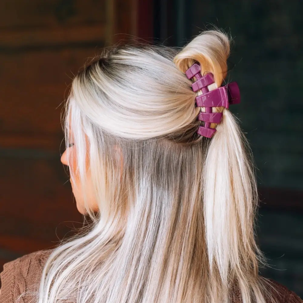 Classic Mulberry Medium Hair Clip