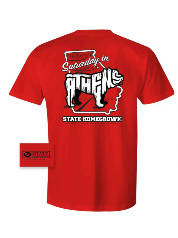 Saturday In Athens Tee by State Homegrown
