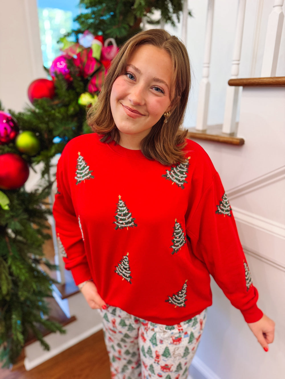 Merry Trees Sarah Sweatshirt By Mary Square (S-XL)