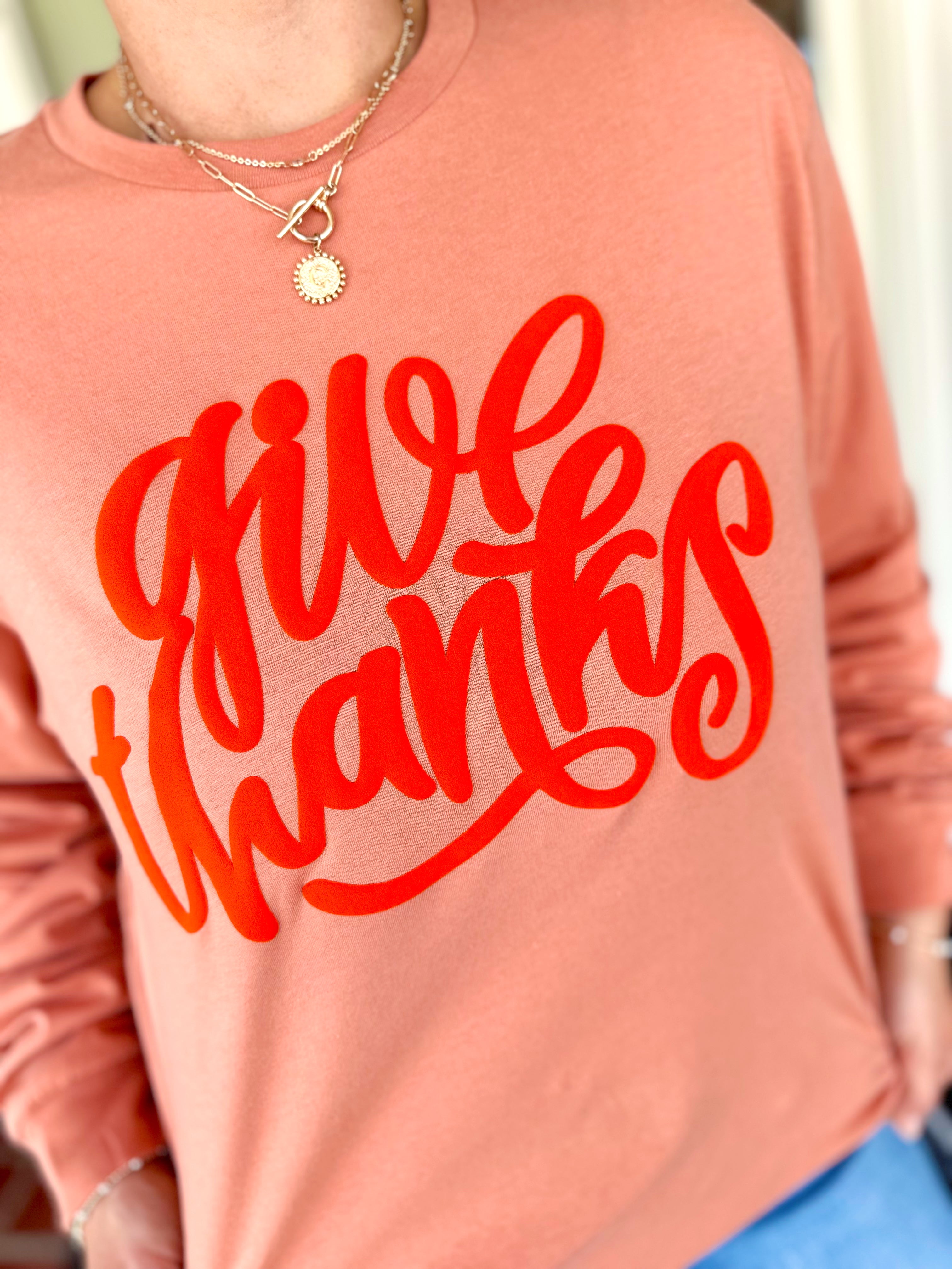 Give Thanks Puff Tee