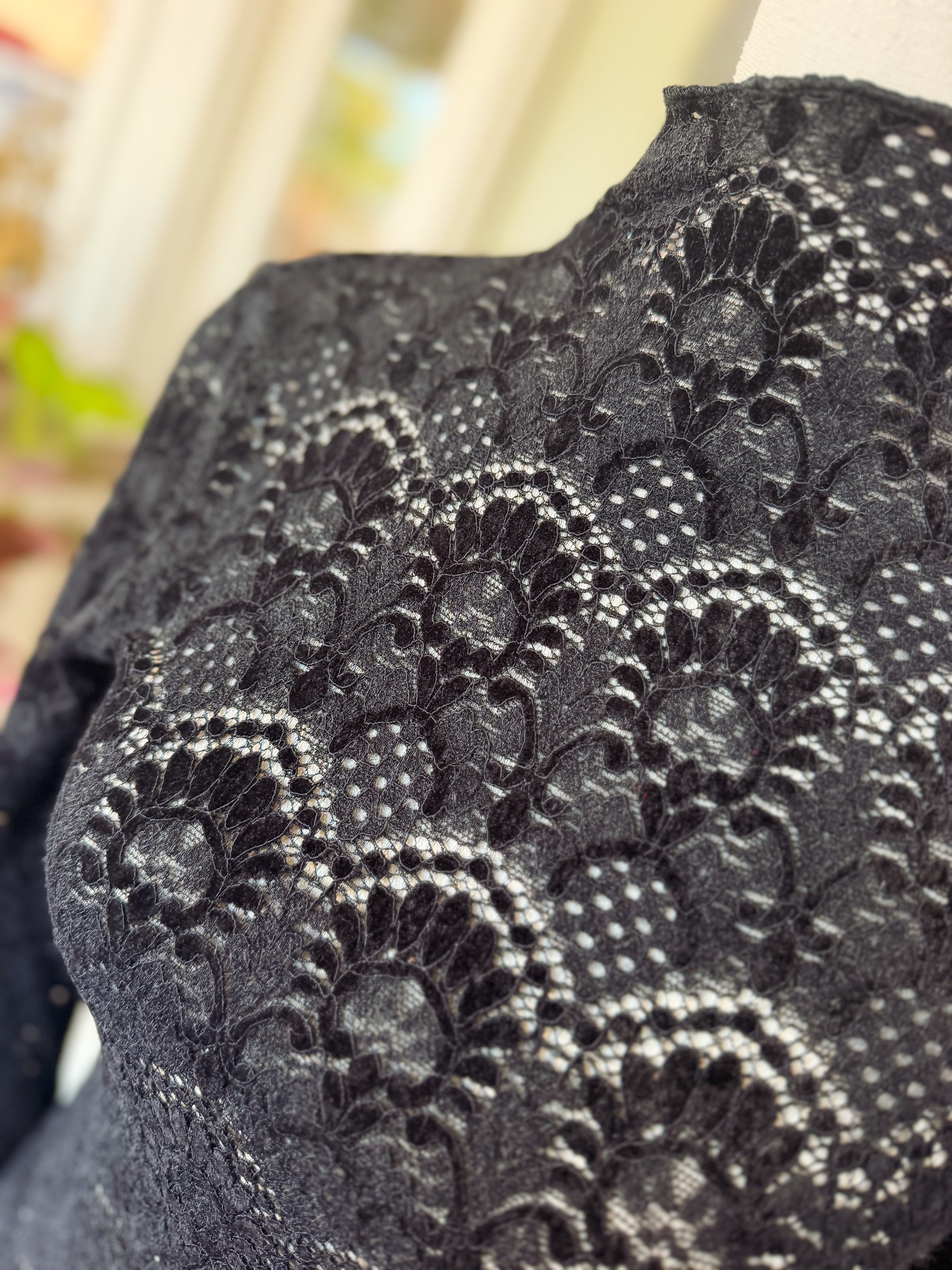 The Glory Lace Mock Neck Top (S-L)