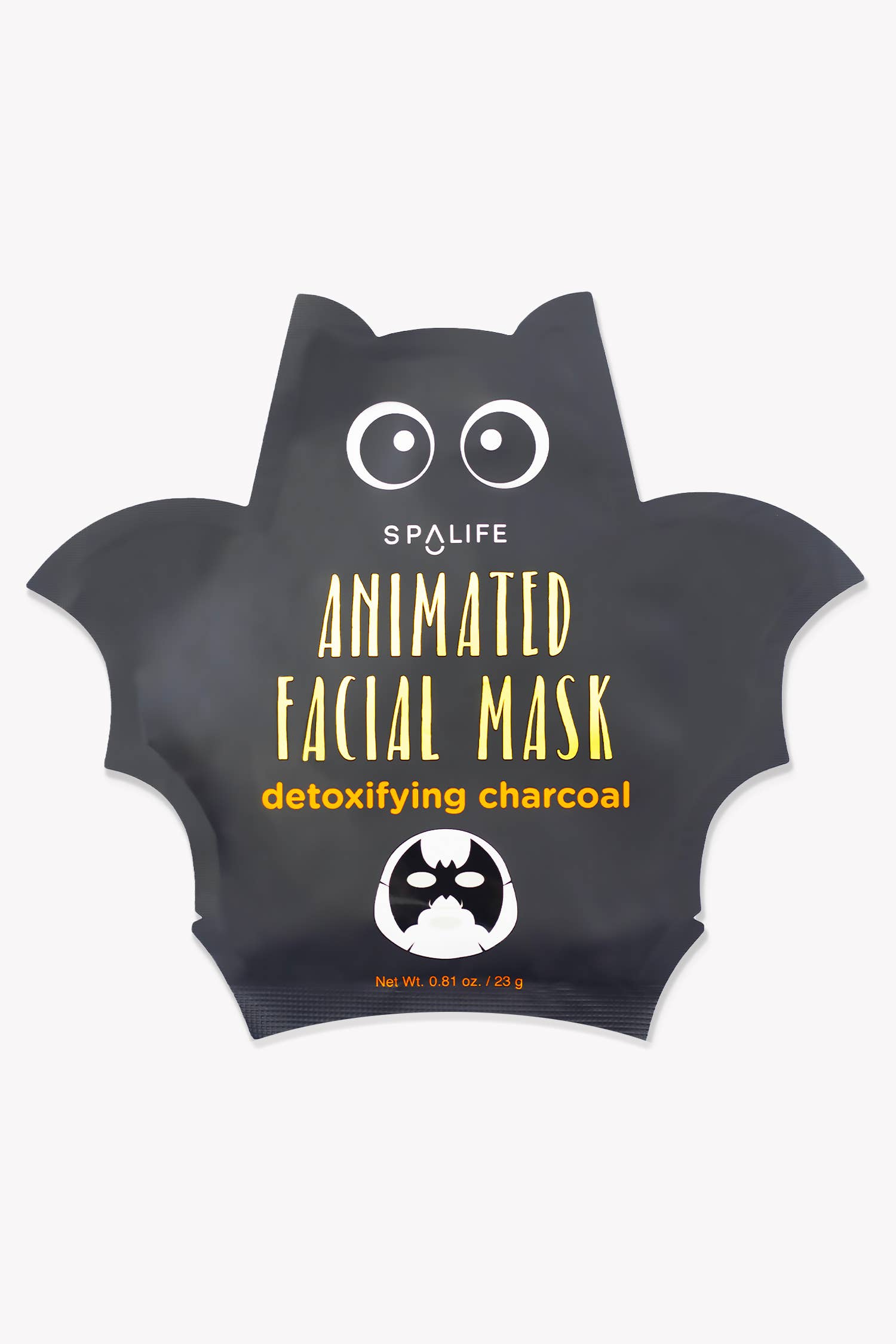 Detoxifying Charcoal Halloween Facial Bat Mask by My Spa Life