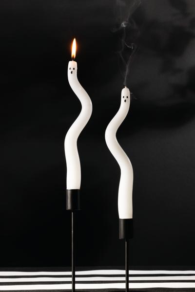 Ghost Taper Candle Set
