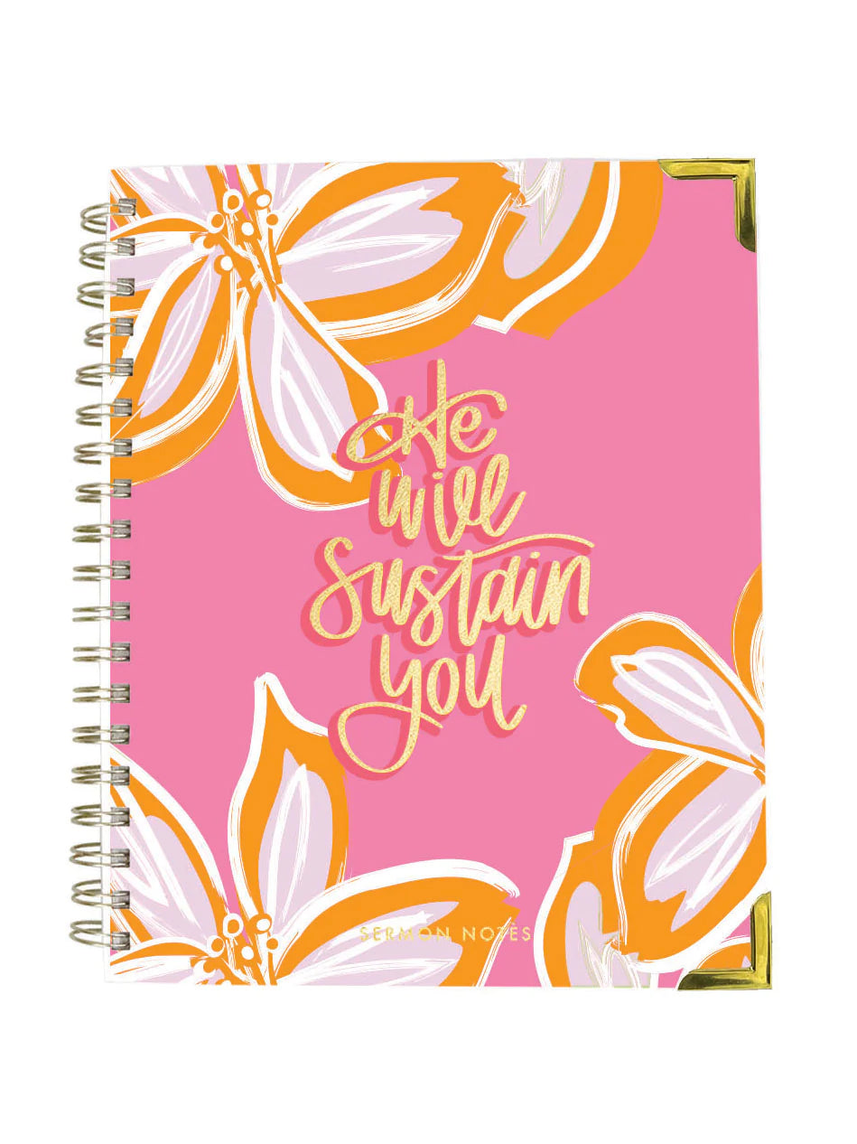 He Will Sustain You Sermon Notes Journal