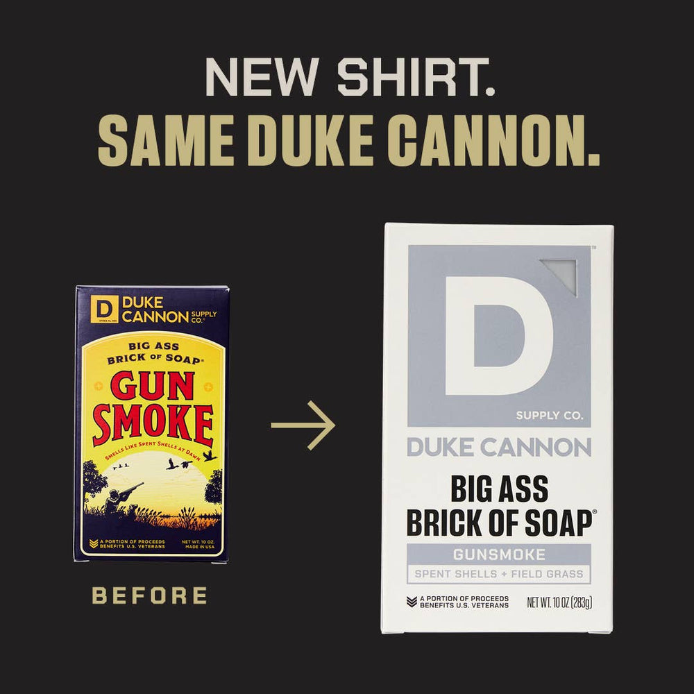 Big Ass Brick of Soap by Duke Cannon - Gun Smoke
