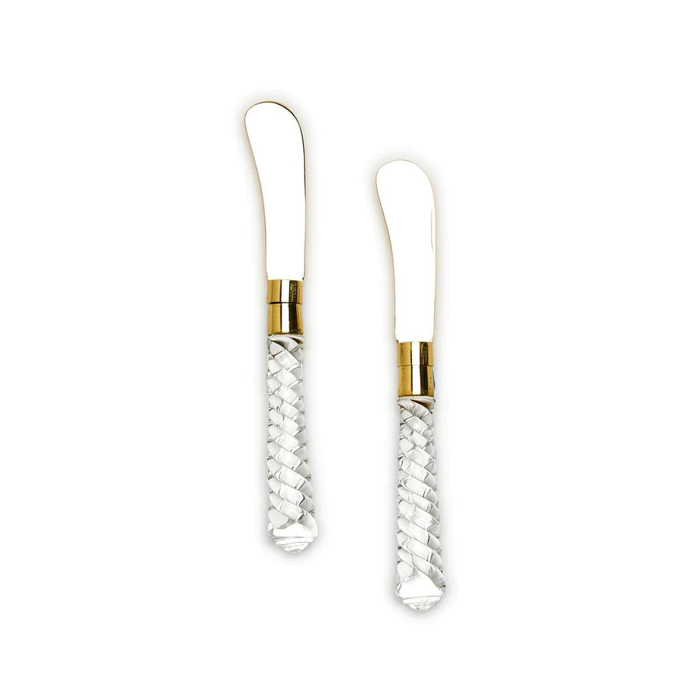 Set of 2 Crystal Clear Spreaders