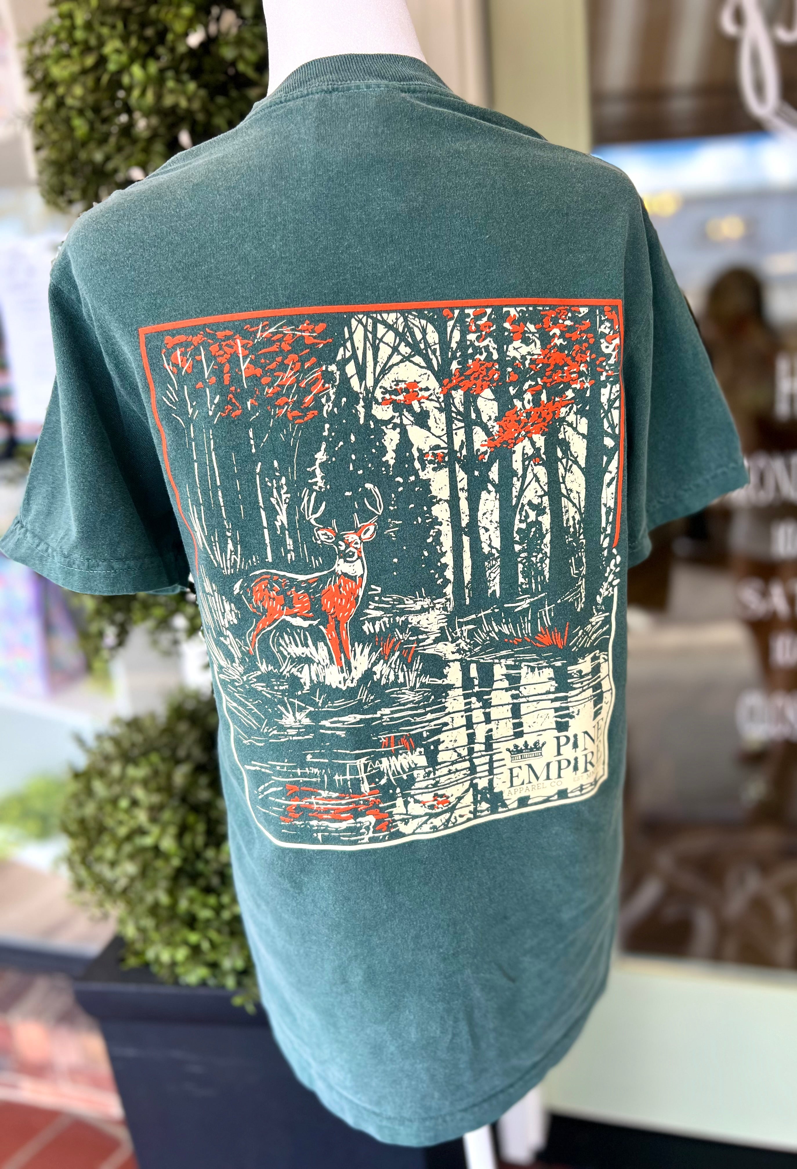 Stag & Stream Tee by Pine Empire