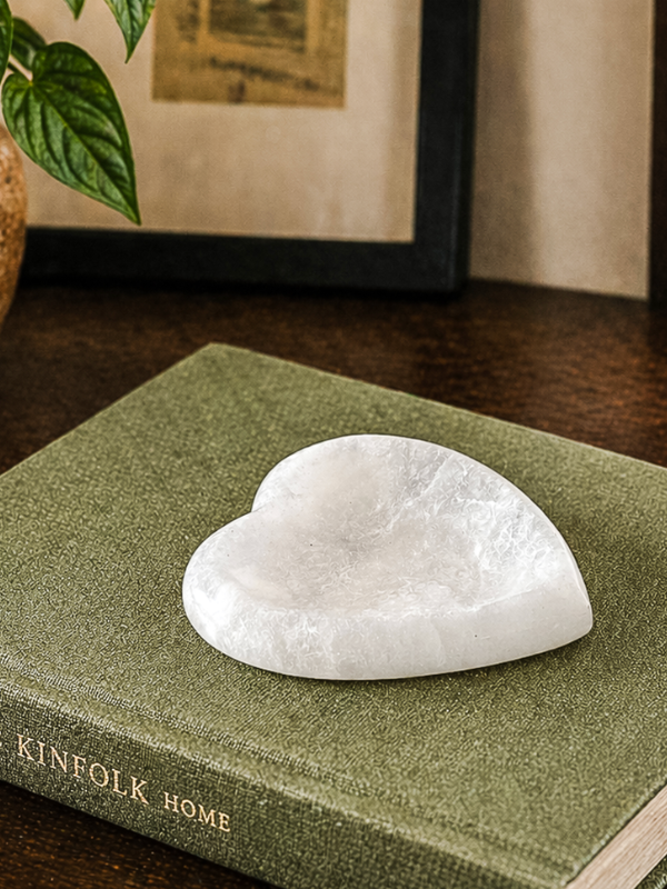 heart shaped marble trinket tray 