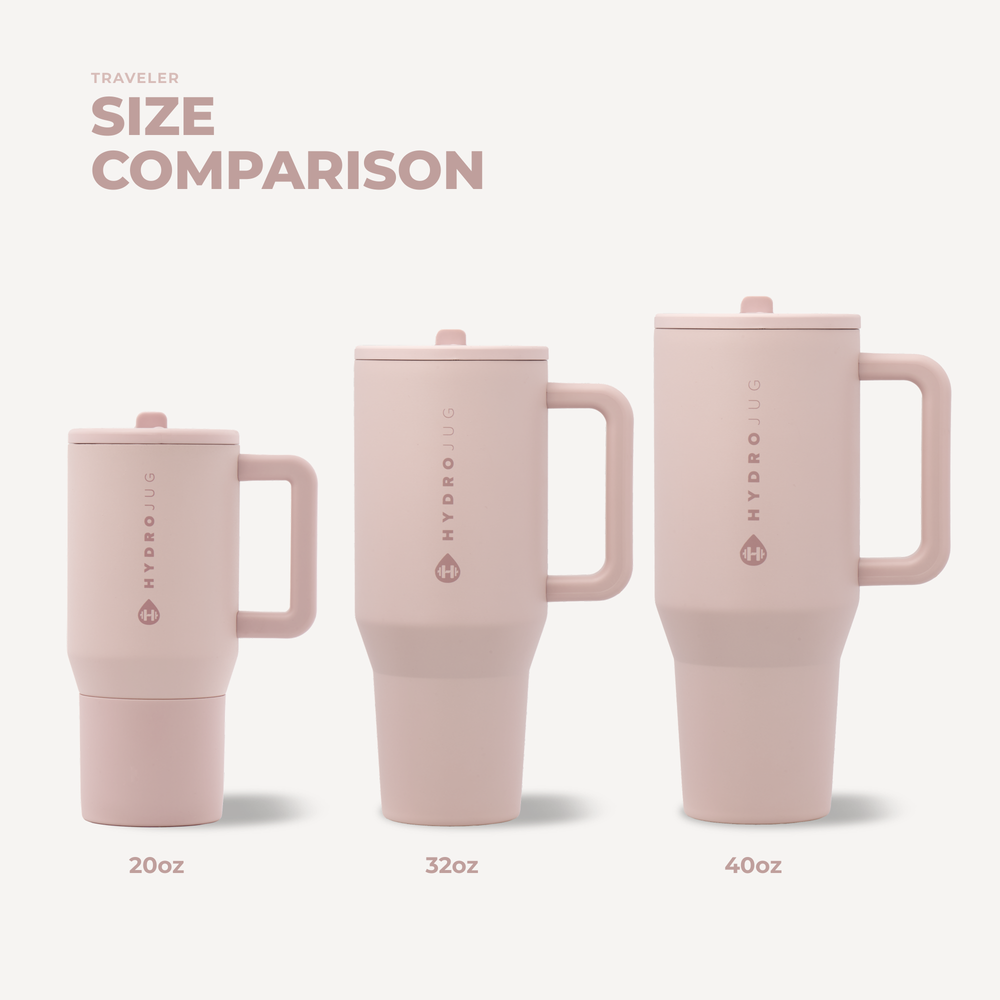 Dusty Rose 32oz Traveler Tumbler in Hydrojug
