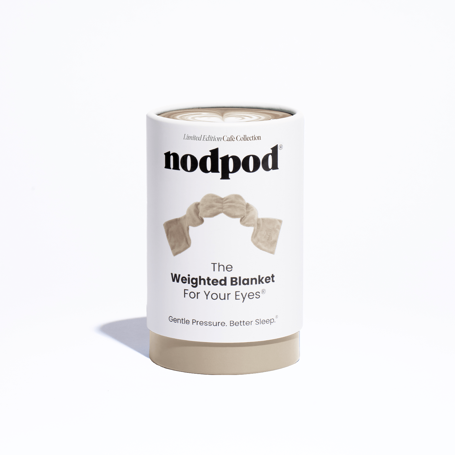 NodPod Weighted Sleep Mask in Latte